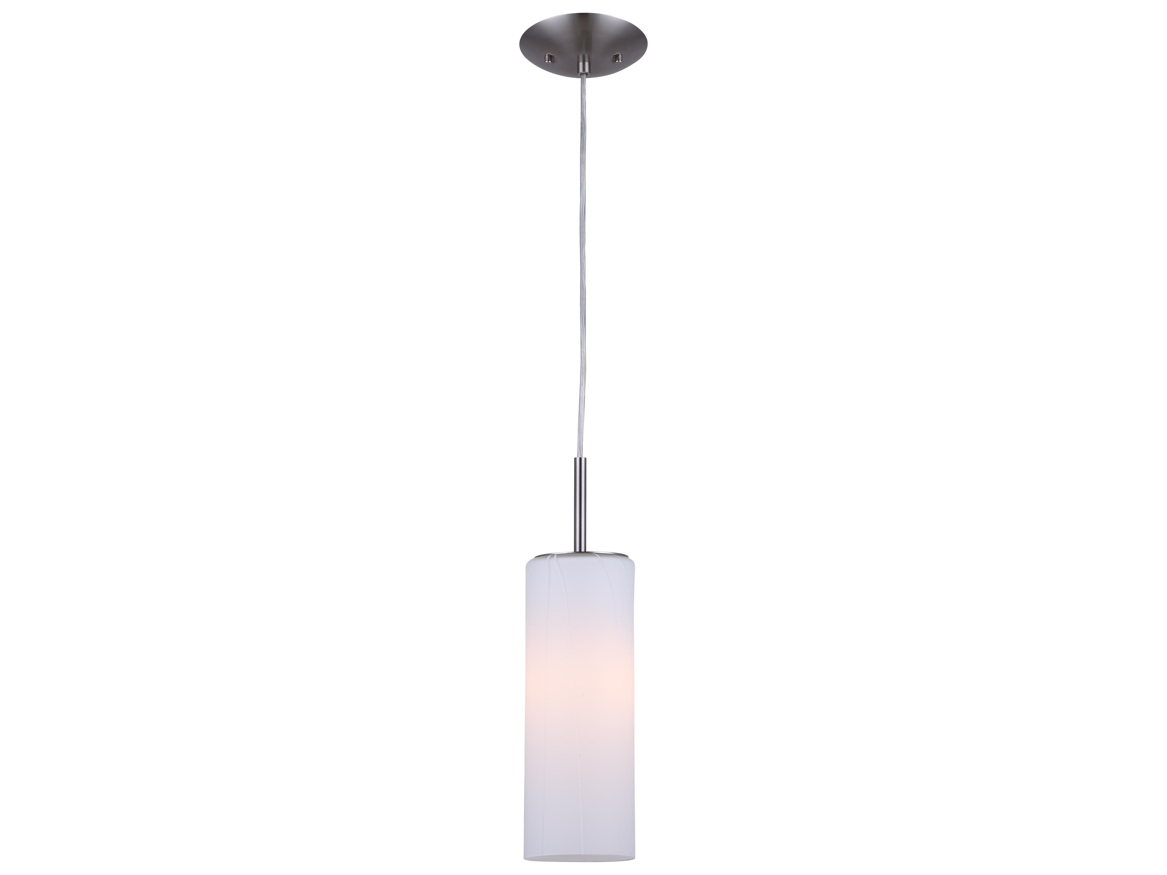 Canarm Helena 1 -light Pewter Cylinder Mini Pendant