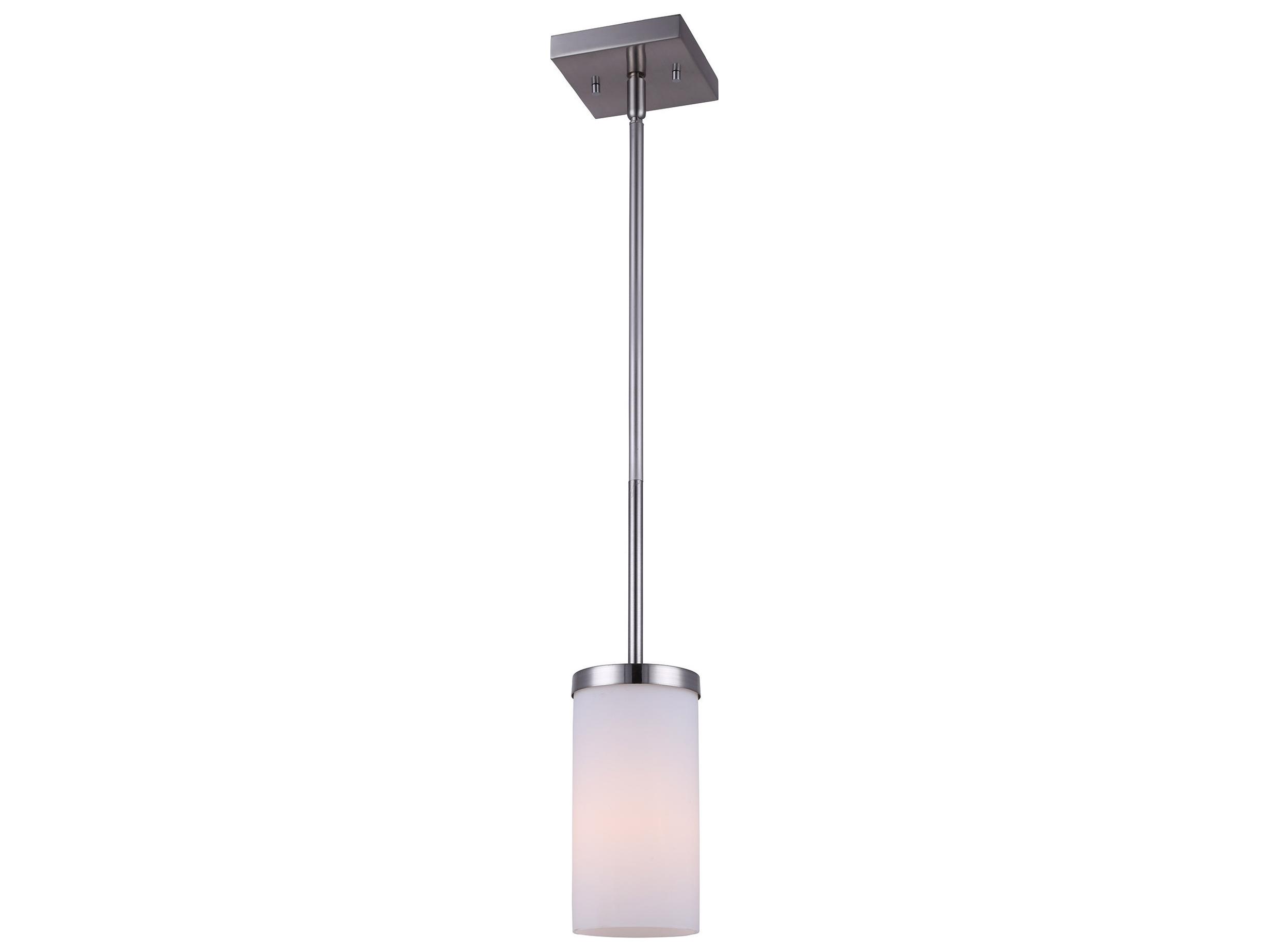 Canarm River 1 -light Nickel Cylinder Mini Pendant