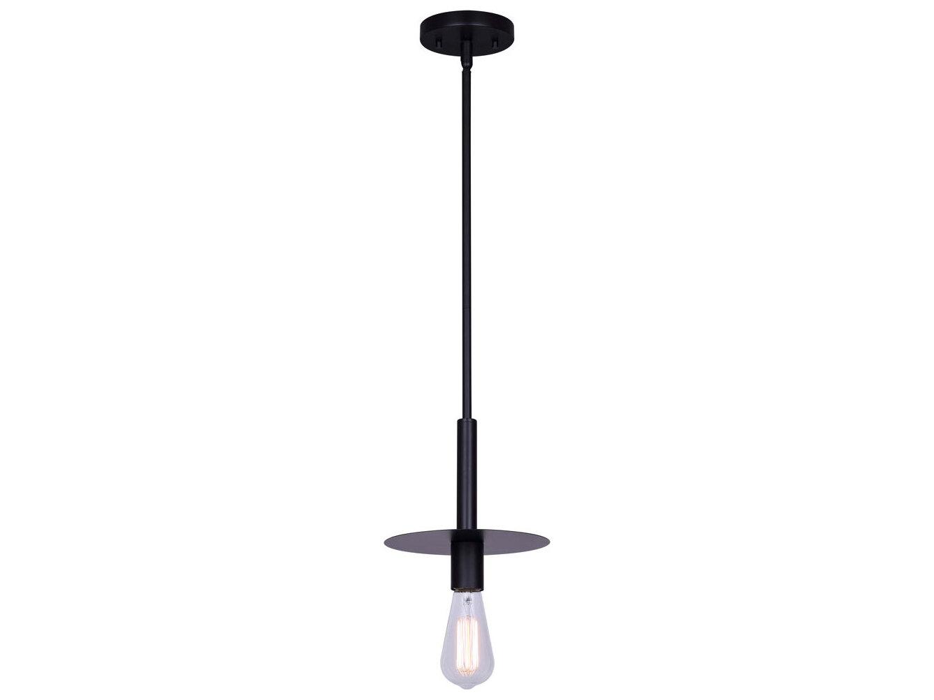 Canarm Viggo 1 -light Black Mini Pendant