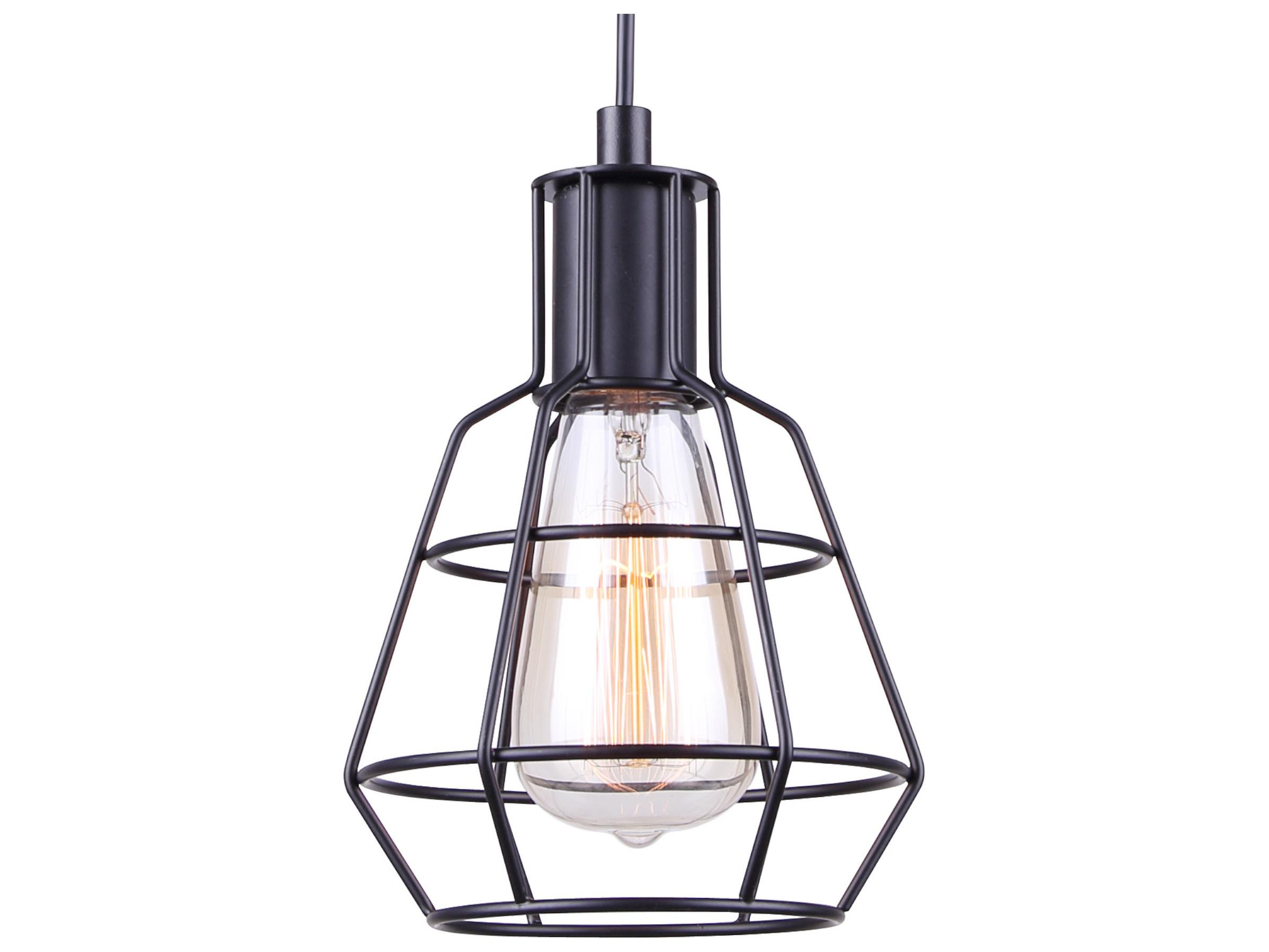 Canarm Wren 1 -light Black Mini Pendant