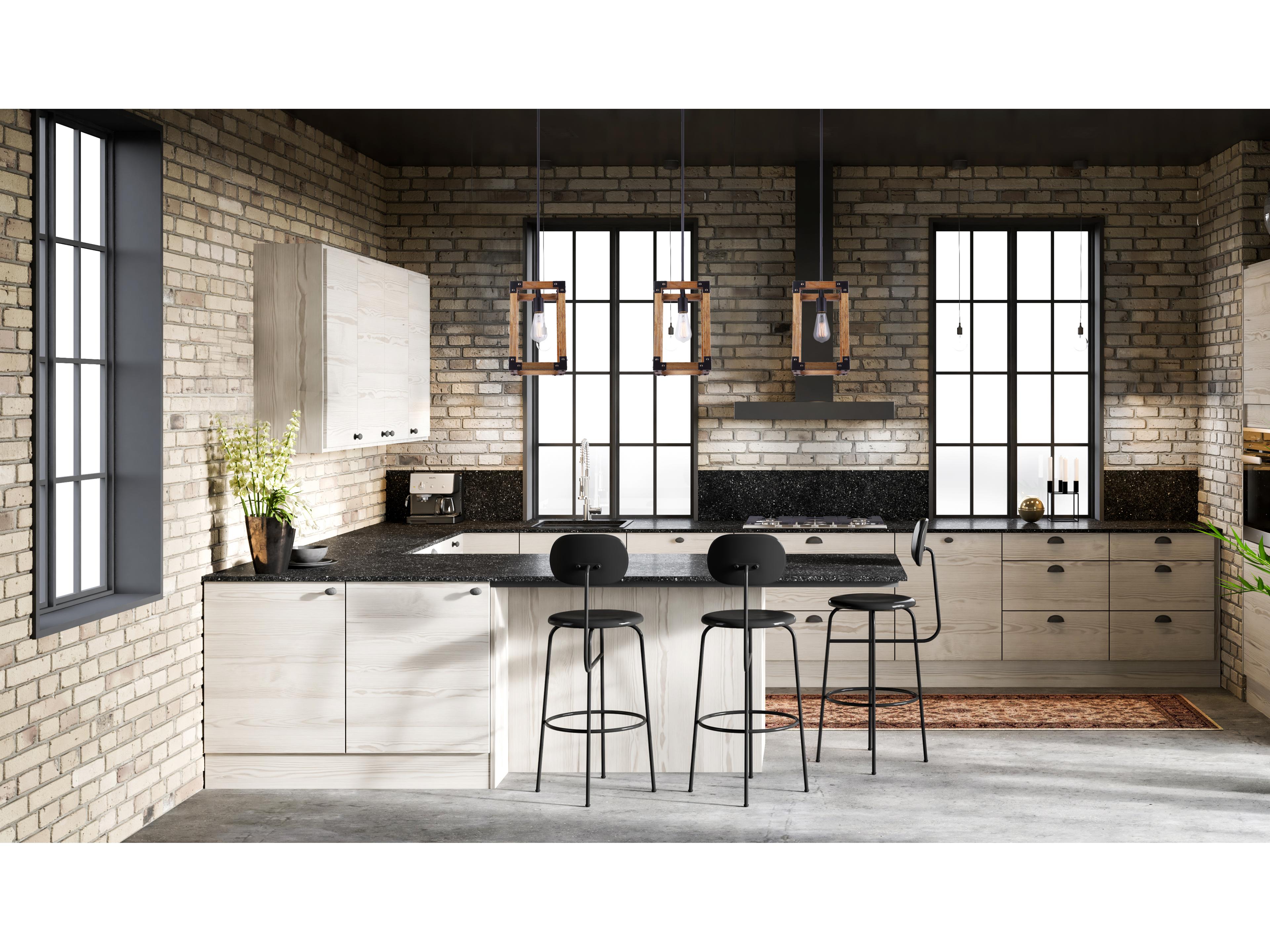 Canarm Moss 1 -light Black Mini Pendant