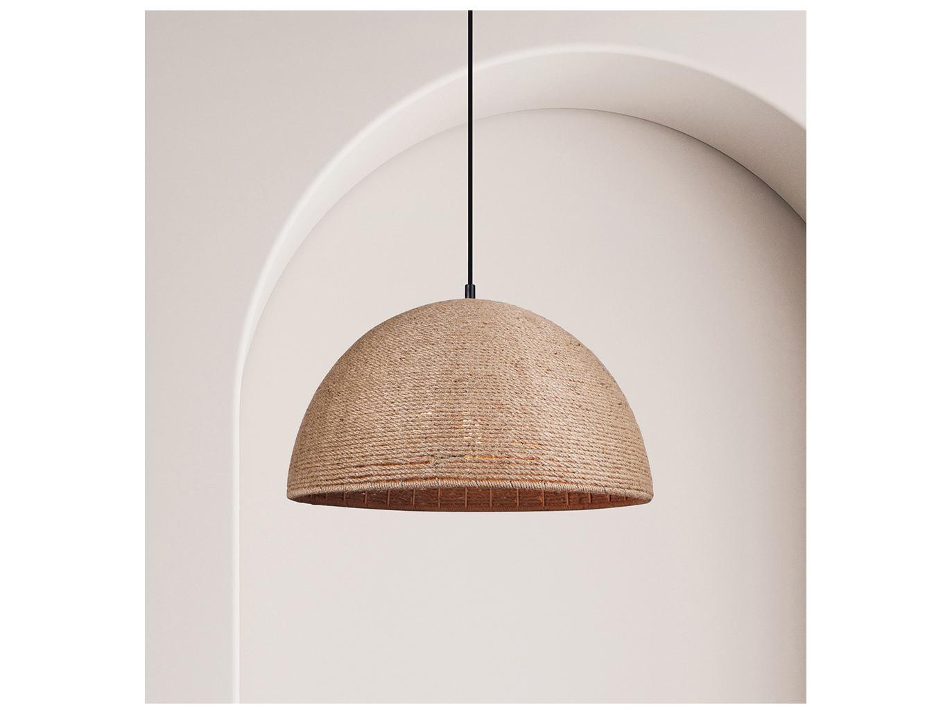 Canarm Aubrie 3 -light Black Dome Pendant