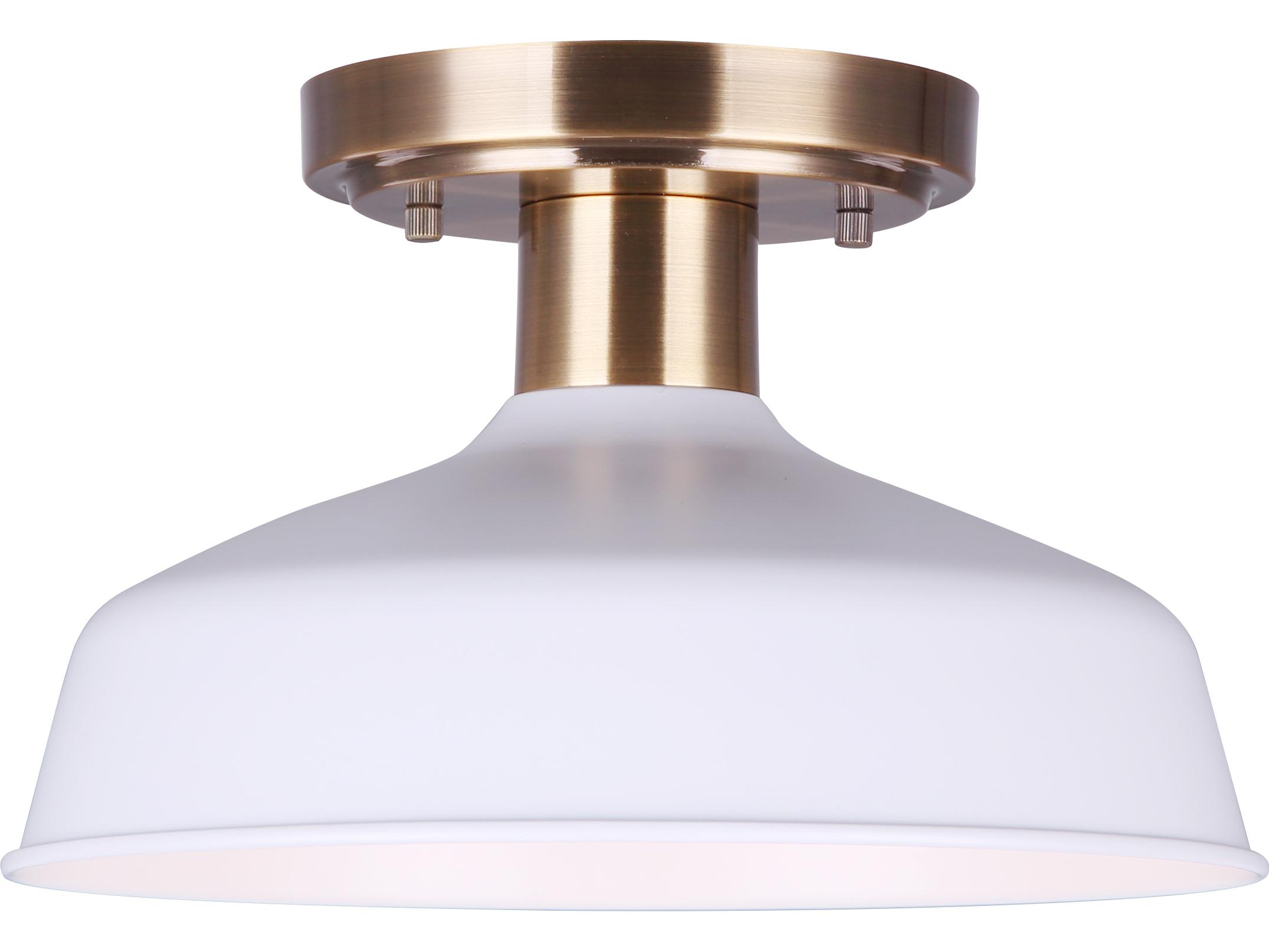 Canarm Bello 1 -light Gold Bowl Semi Flush Mount