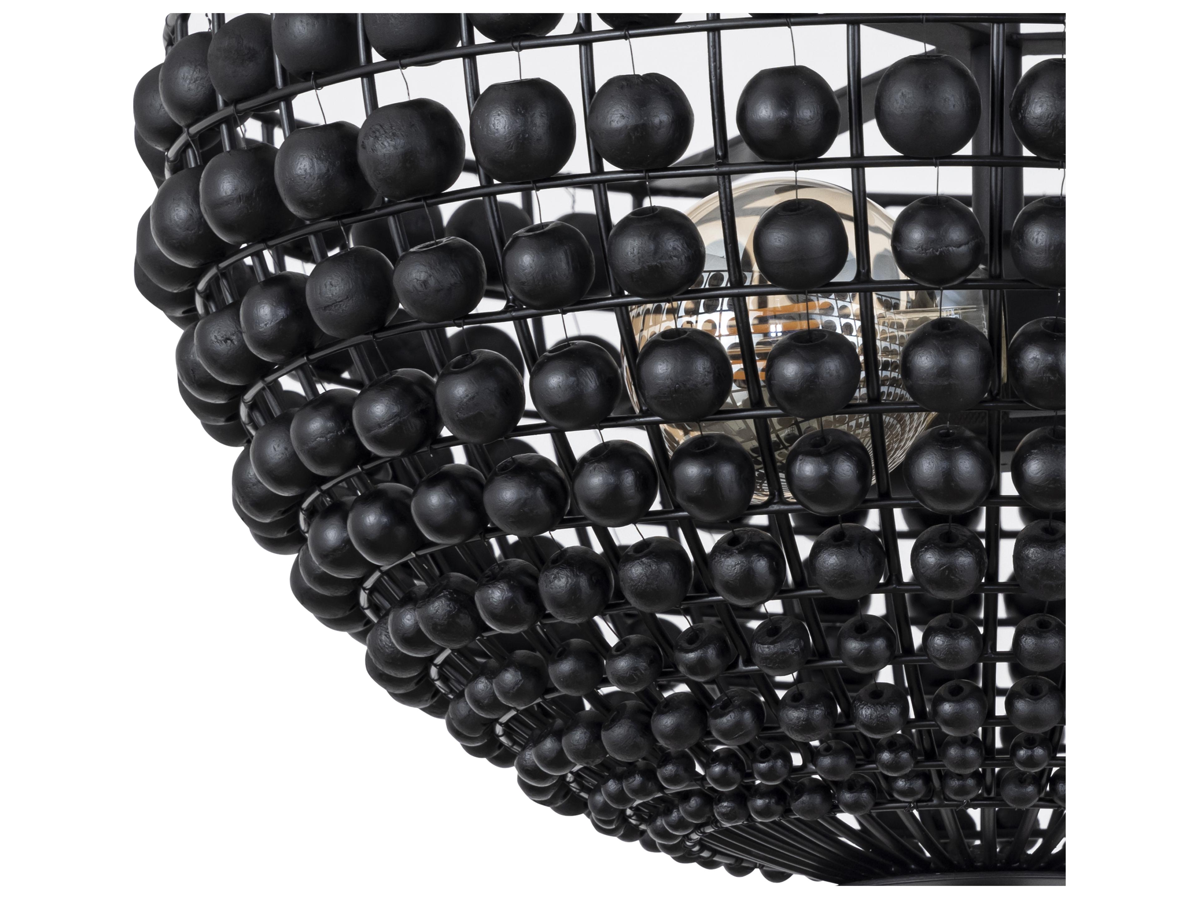 Canarm Burkley 2 -light Black Dome Semi Flush Mount