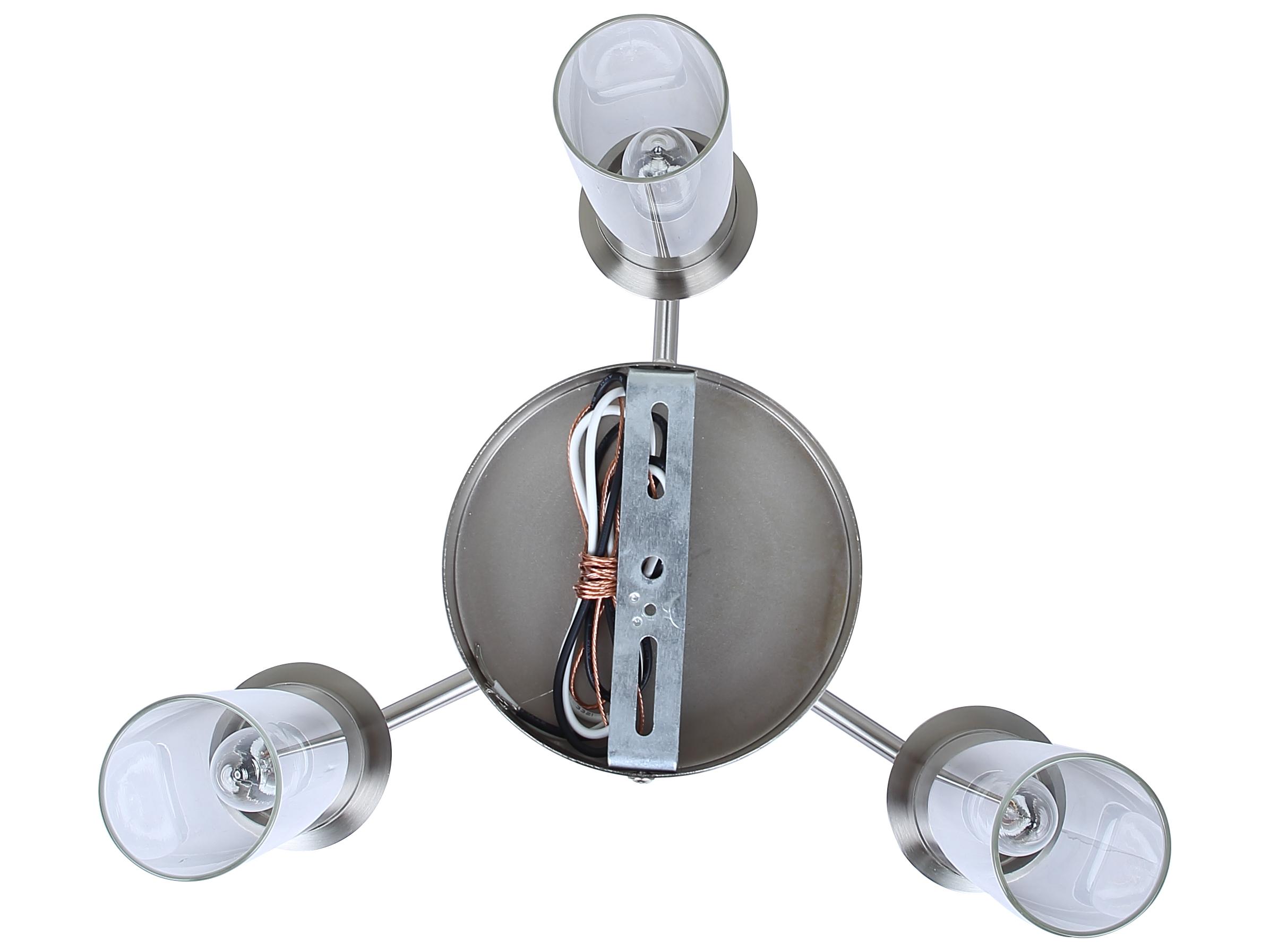 Canarm Benson 3 -light Nickel Cylinder Semi Flush Mount