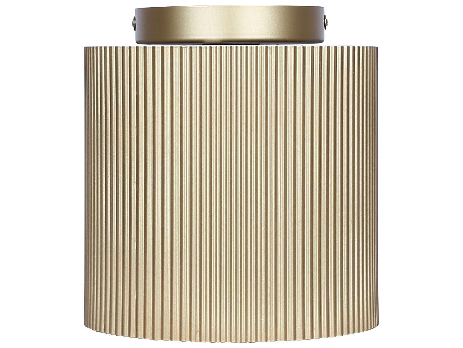 Canarm Scarlett 1 -light Gold Drum Semi Flush Mount