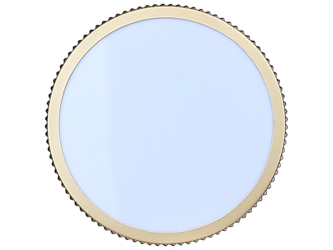 Canarm Scarlett 1 -light Gold Drum Semi Flush Mount