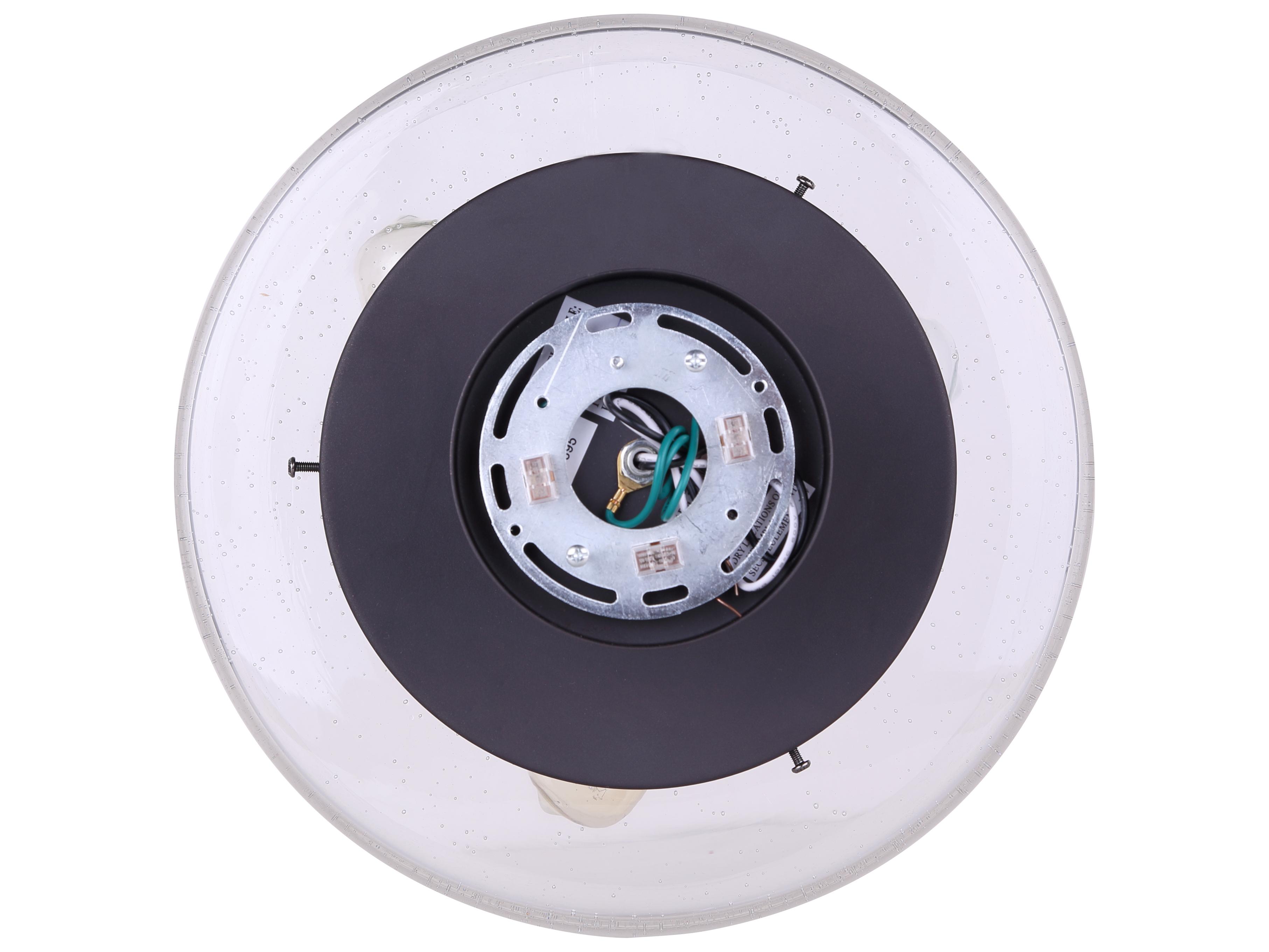 Canarm Nash 3 -light Bronze Drum Semi Flush Mount