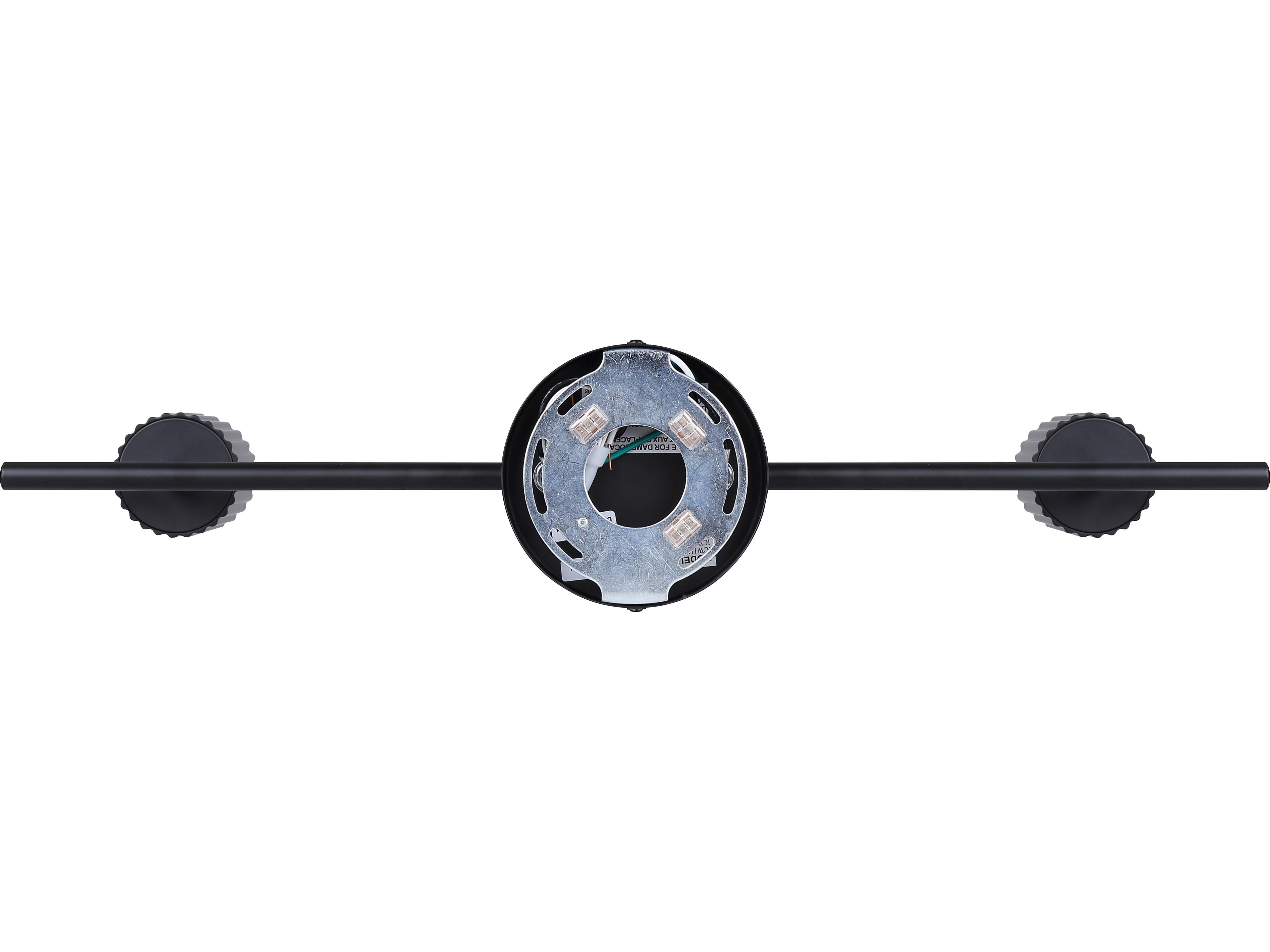 Canarm Rexton 3 -light Black LED Cylinder Track & Rail Light