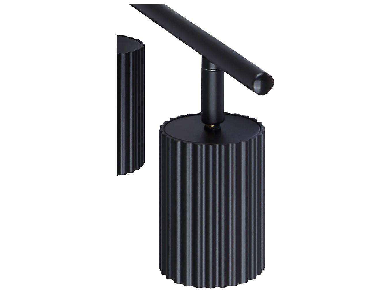 Canarm Rexton 4 -light Black LED Cylinder Track & Rail Light