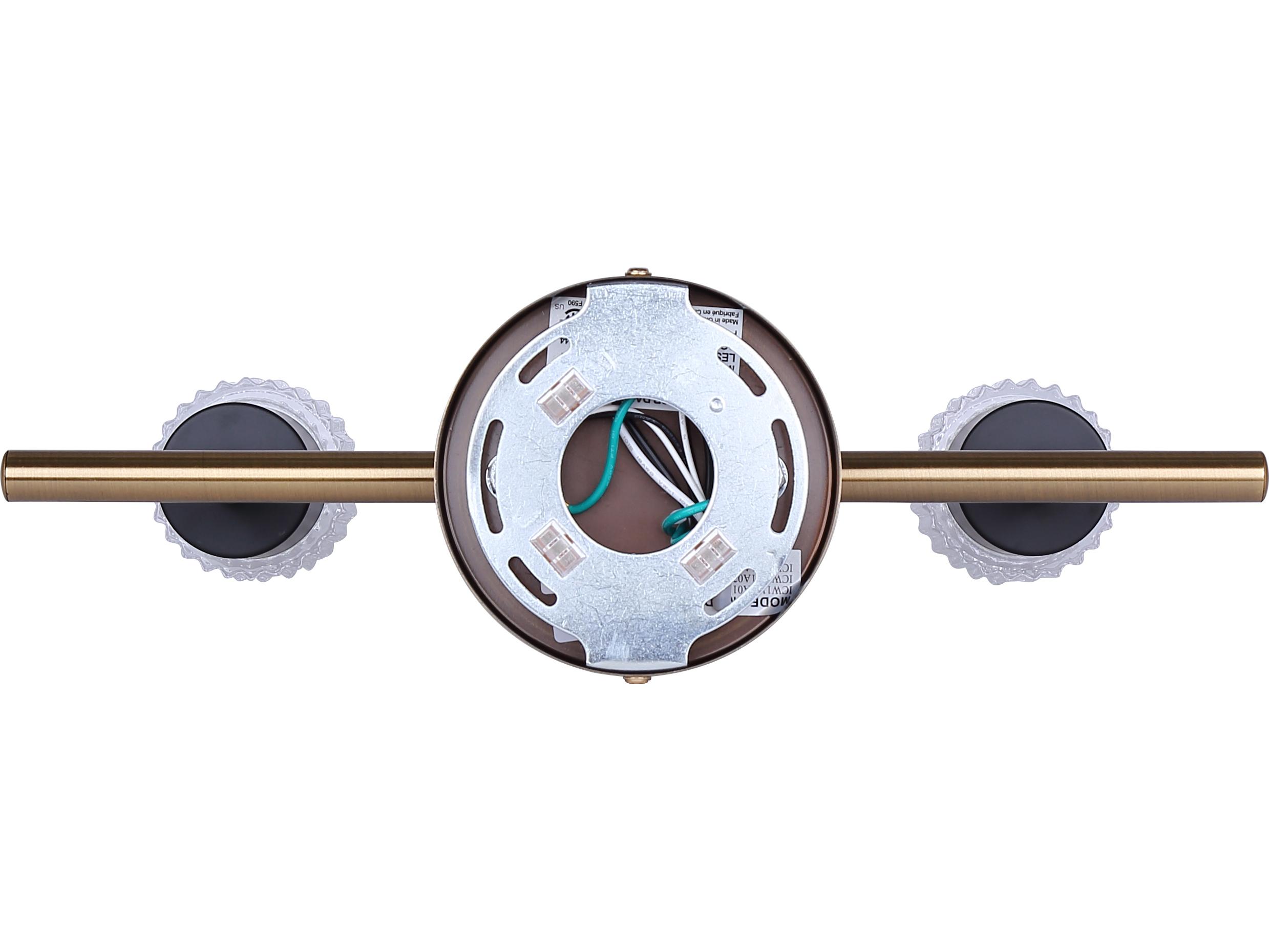 Canarm Elsee 2 -light Gold Cylinder Track & Rail Light