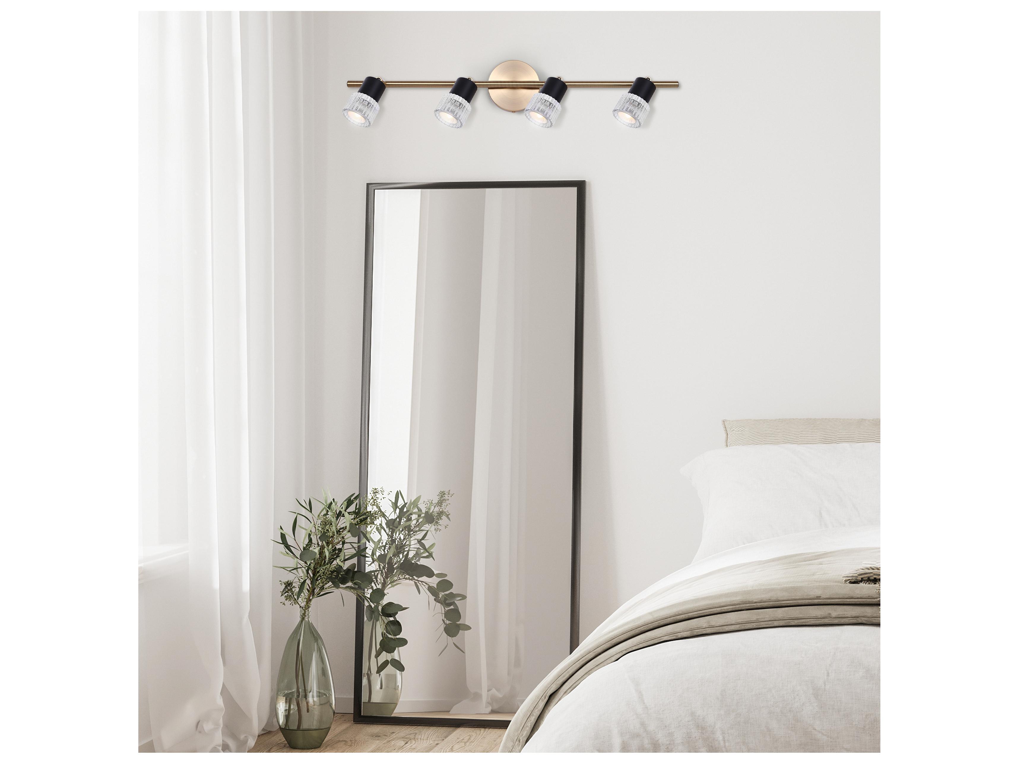 Canarm Elsee 4 -light Gold LED Cylinder Track & Rail Light