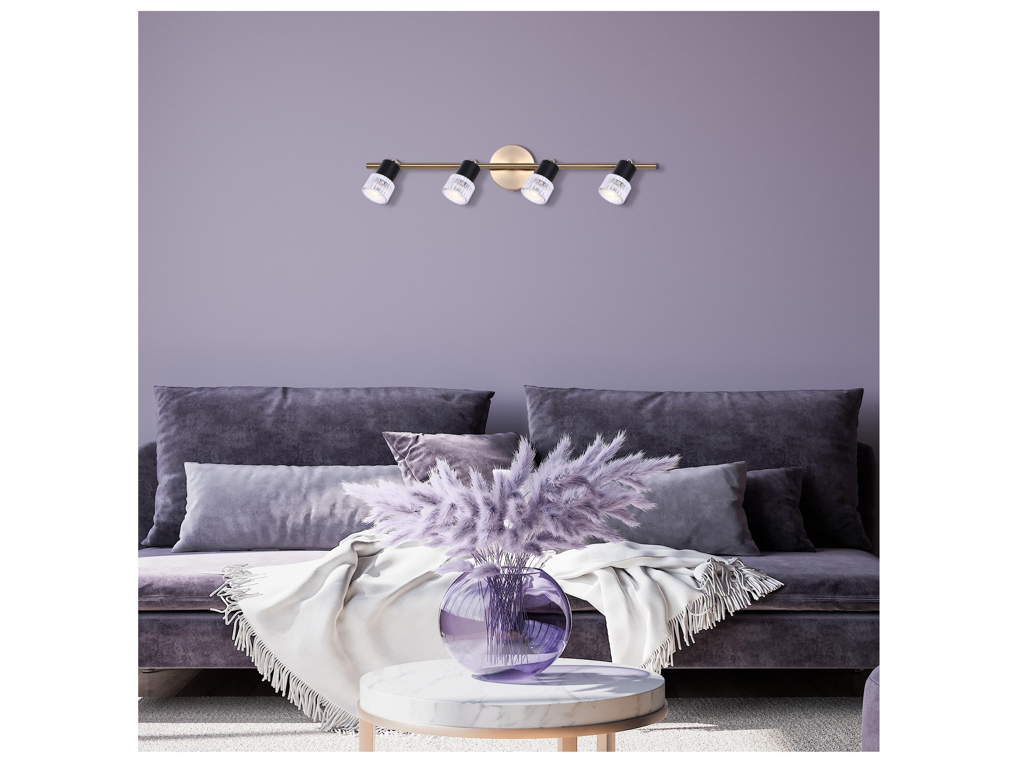 Canarm Elsee 4 -light Gold LED Cylinder Track & Rail Light