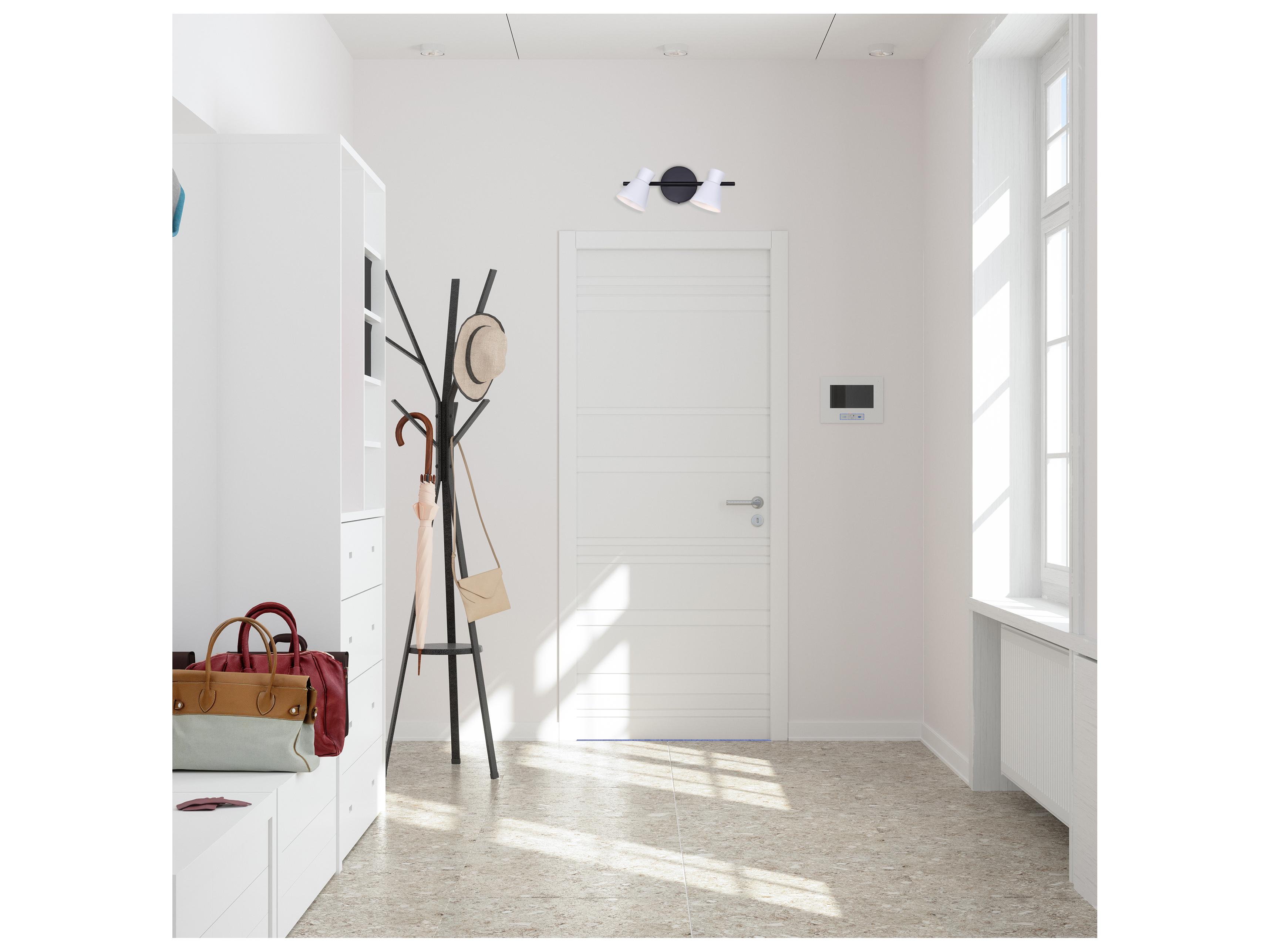 Canarm Radley 2 -light White Track & Rail Light