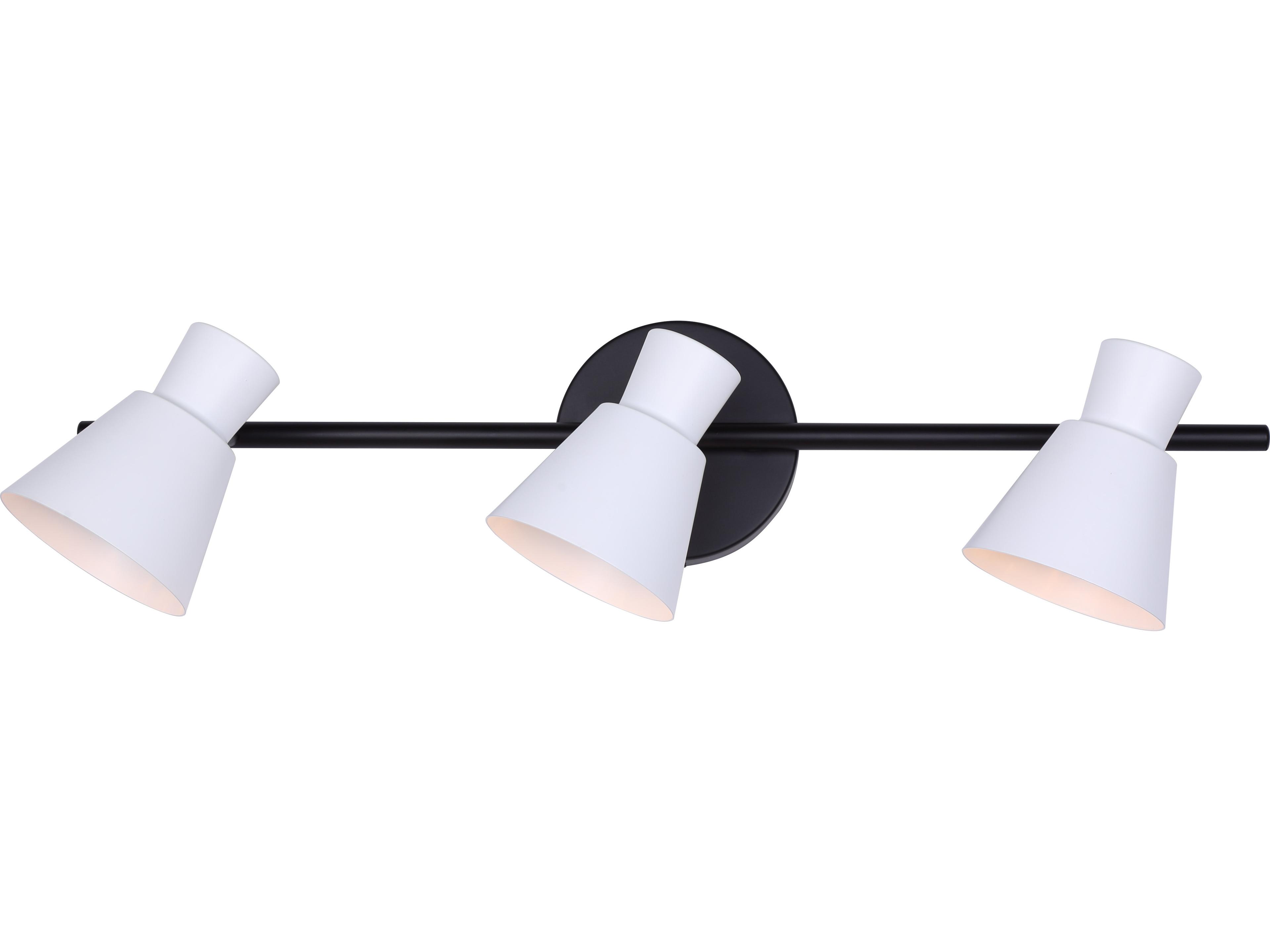 Canarm Radley 3 -light Black Track & Rail Light