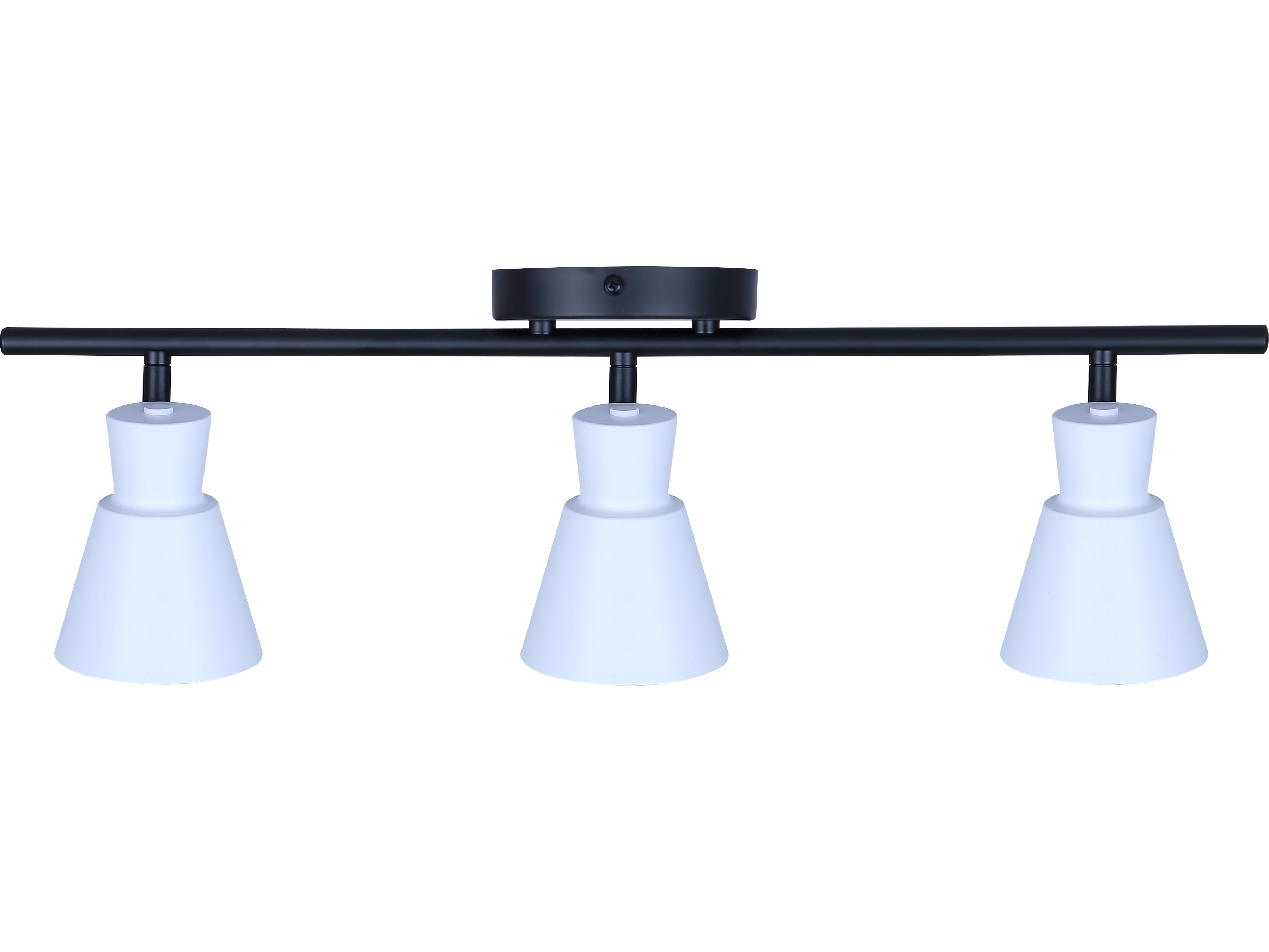Canarm Radley 3 -light Black Track & Rail Light