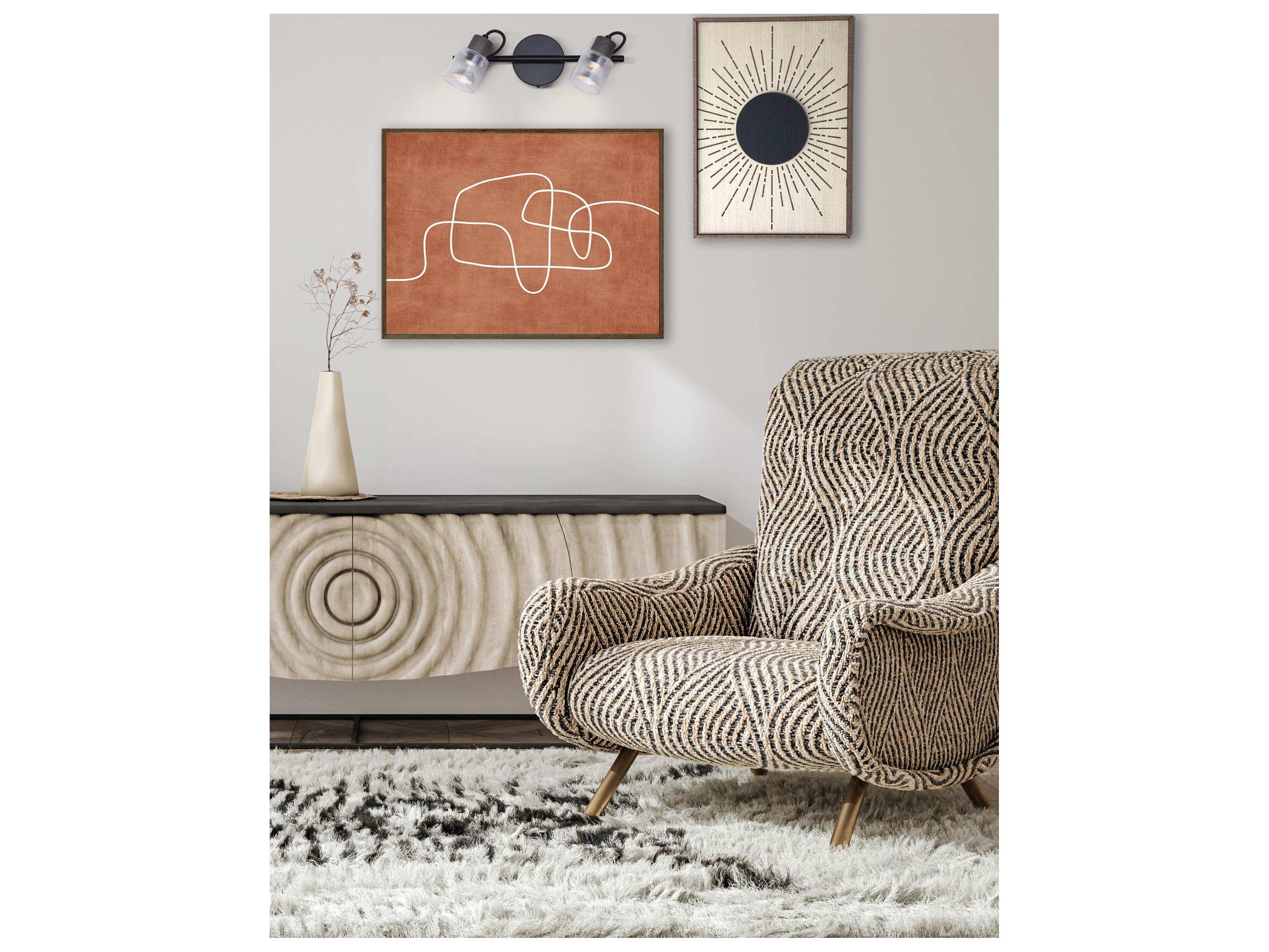 Canarm Owen 2 -light Black Cylinder Track & Rail Light