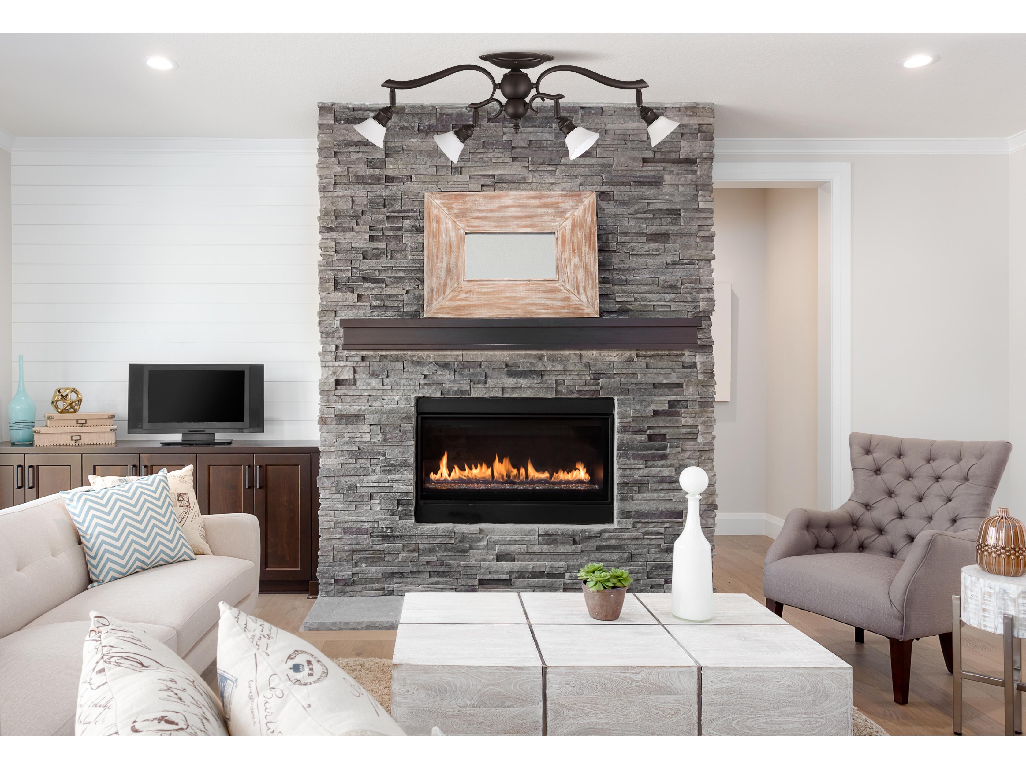 Canarm Addison 4 -light Bronze Traditional Track & Rail Light