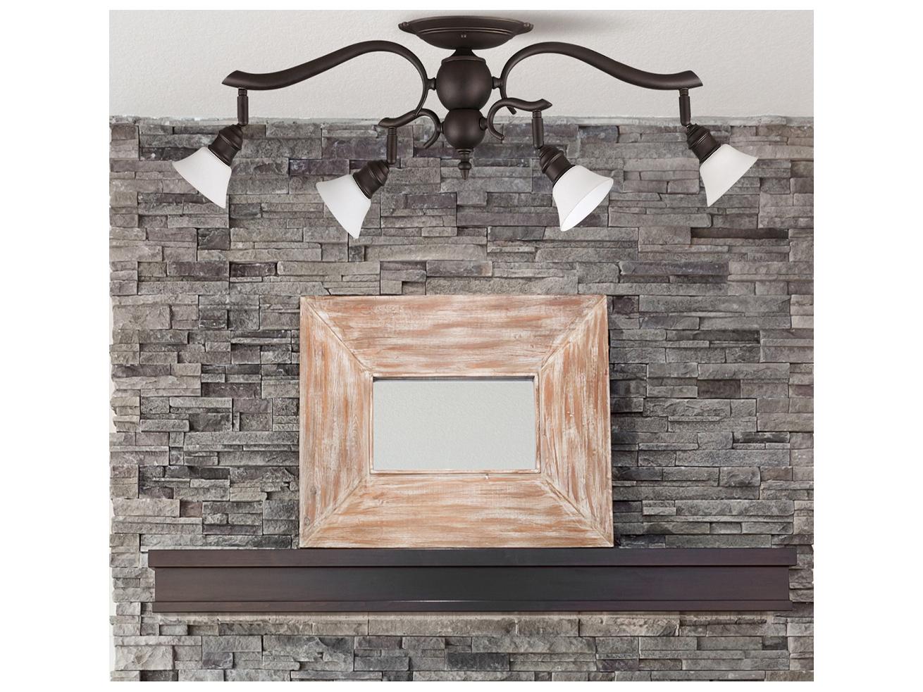 Canarm Addison 4 -light Bronze Traditional Track & Rail Light