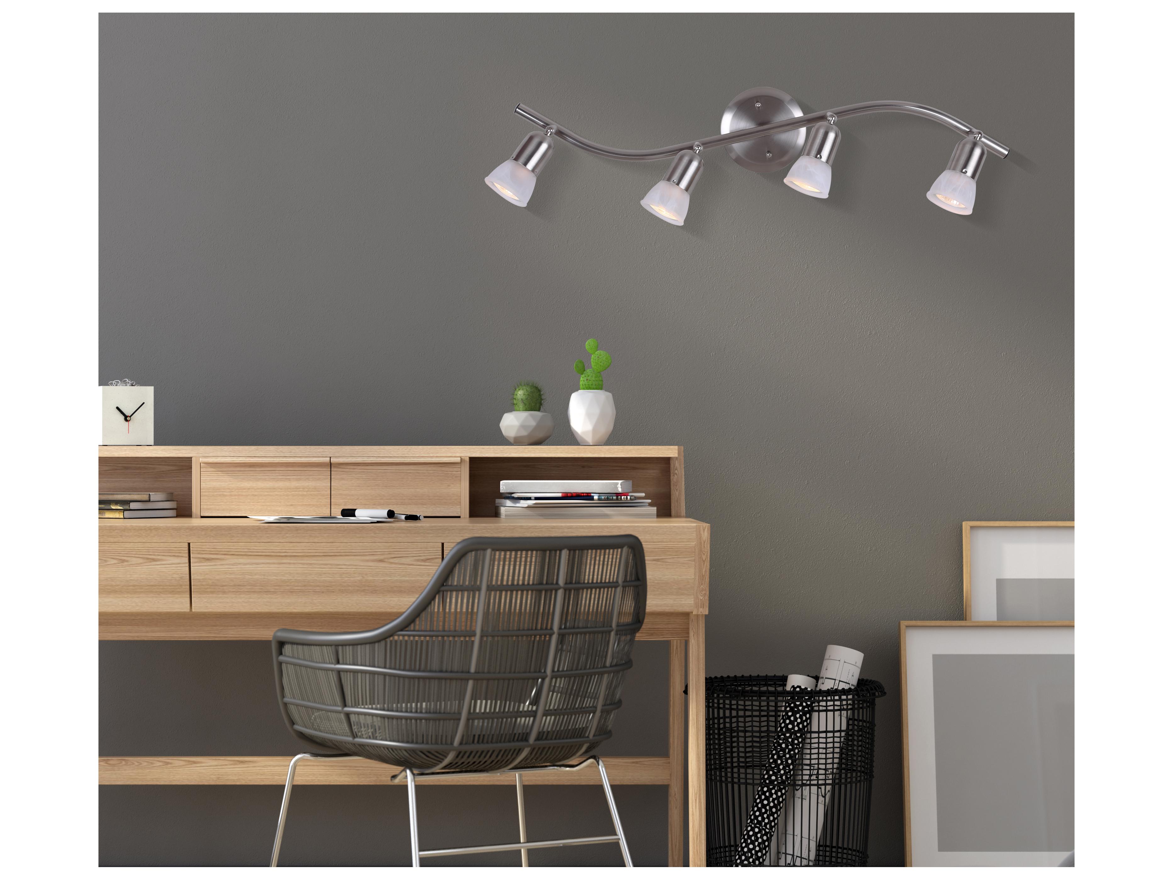 Canarm James 4 -light Pewter Track & Rail Light