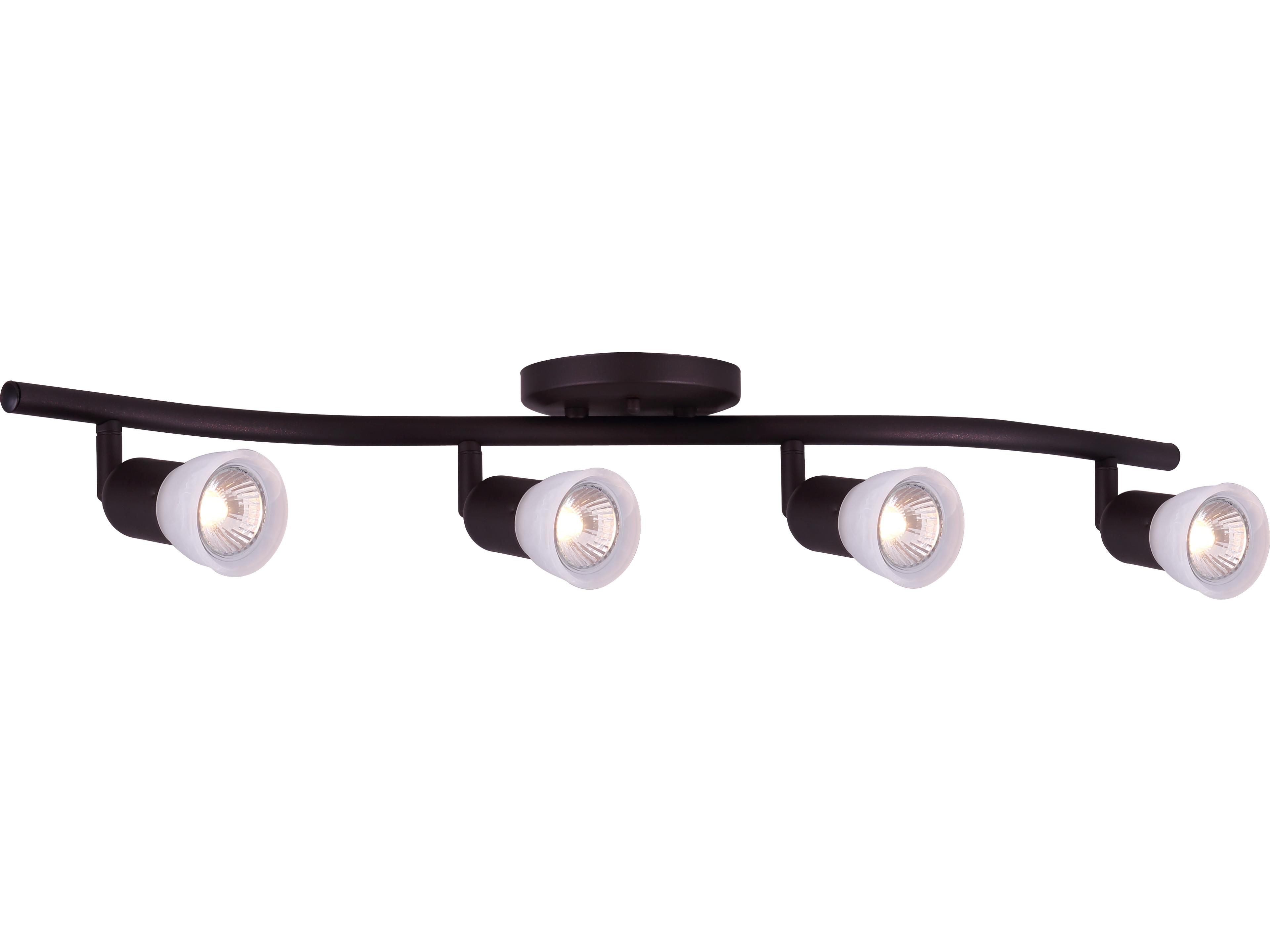 Canarm James 4 -light Bronze Track & Rail Light
