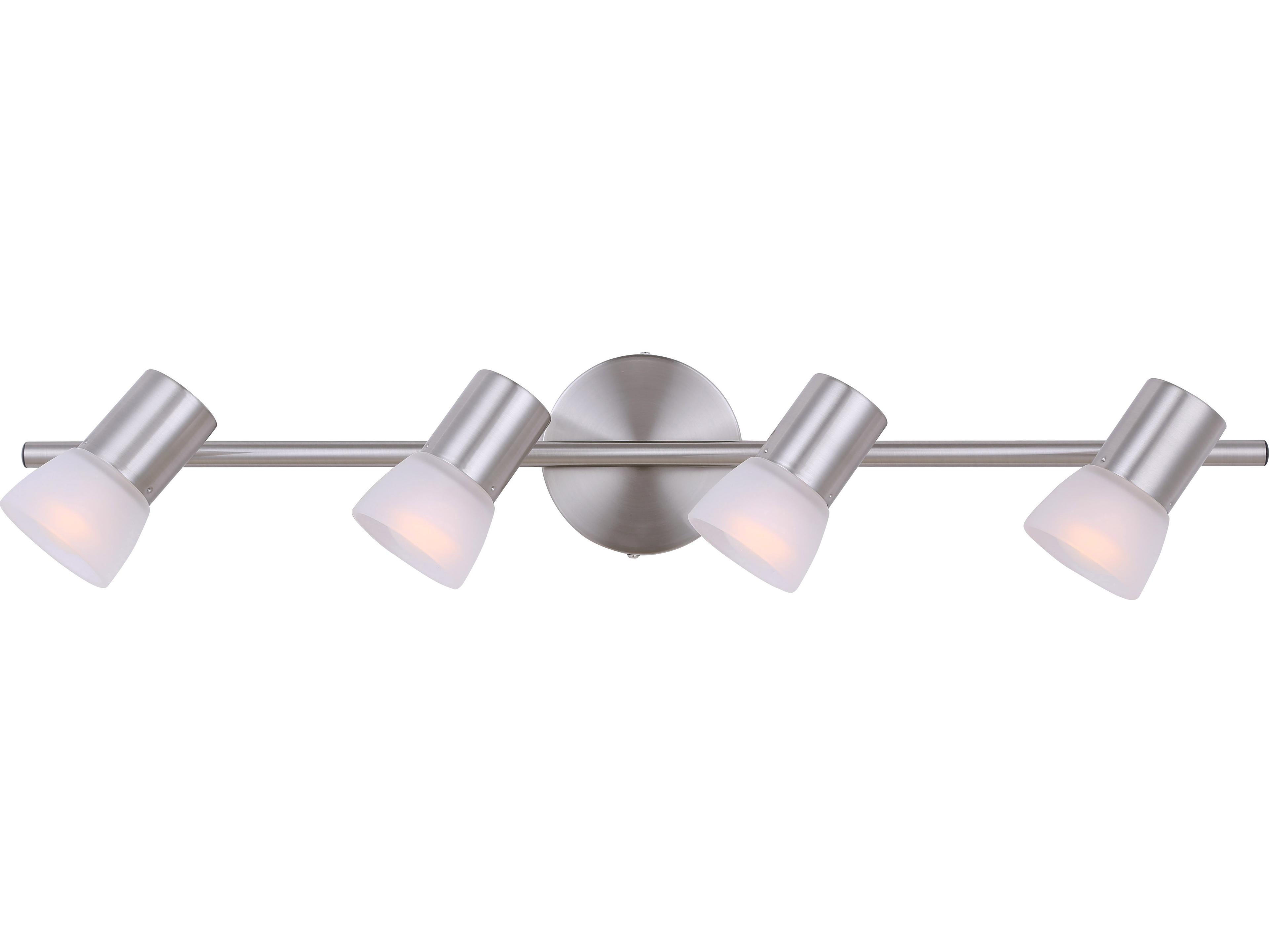 Canarm Hudson 4 -light Nickel Track & Rail Light