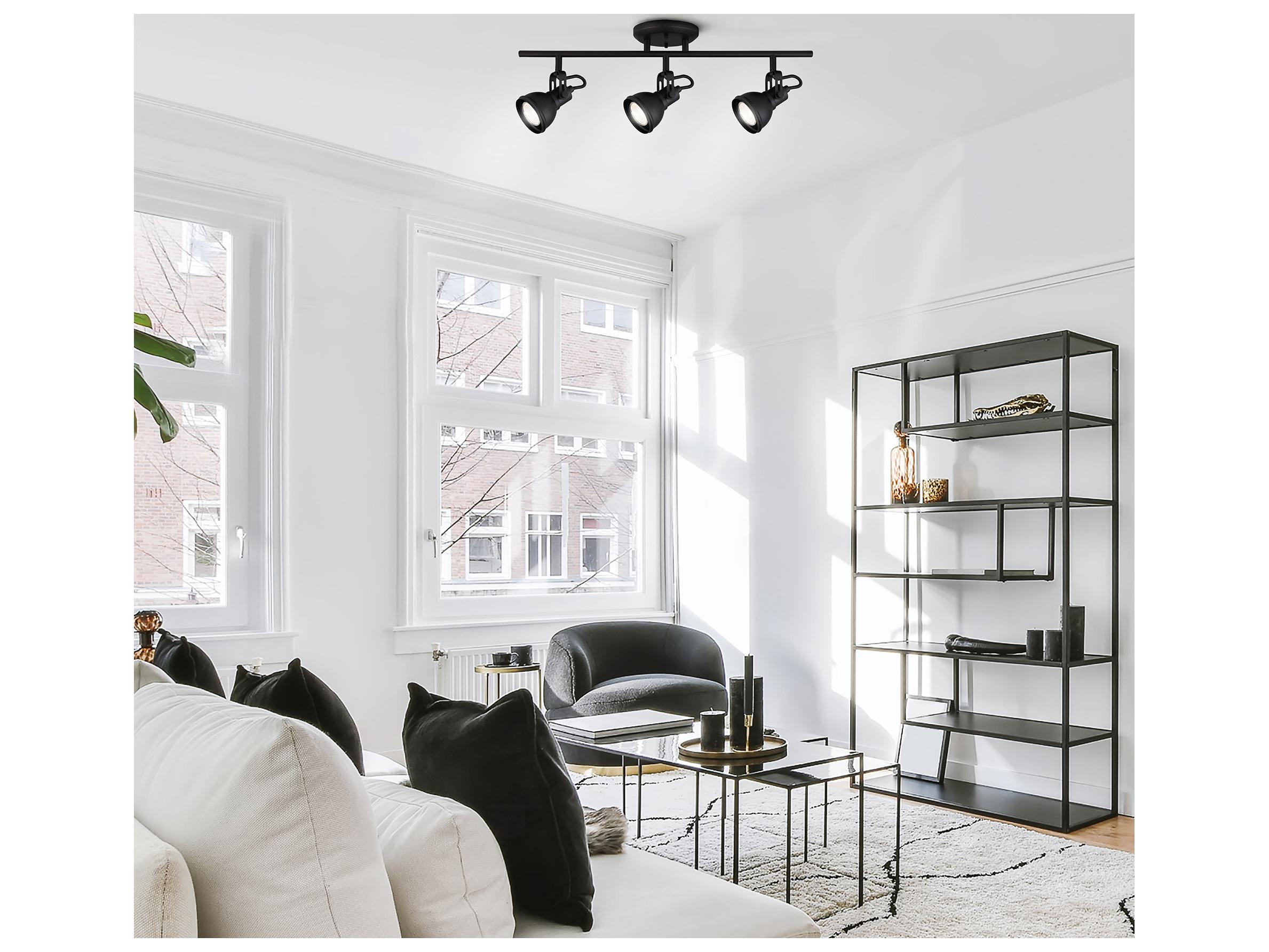 Canarm Polo 3 -light Black Track & Rail Light