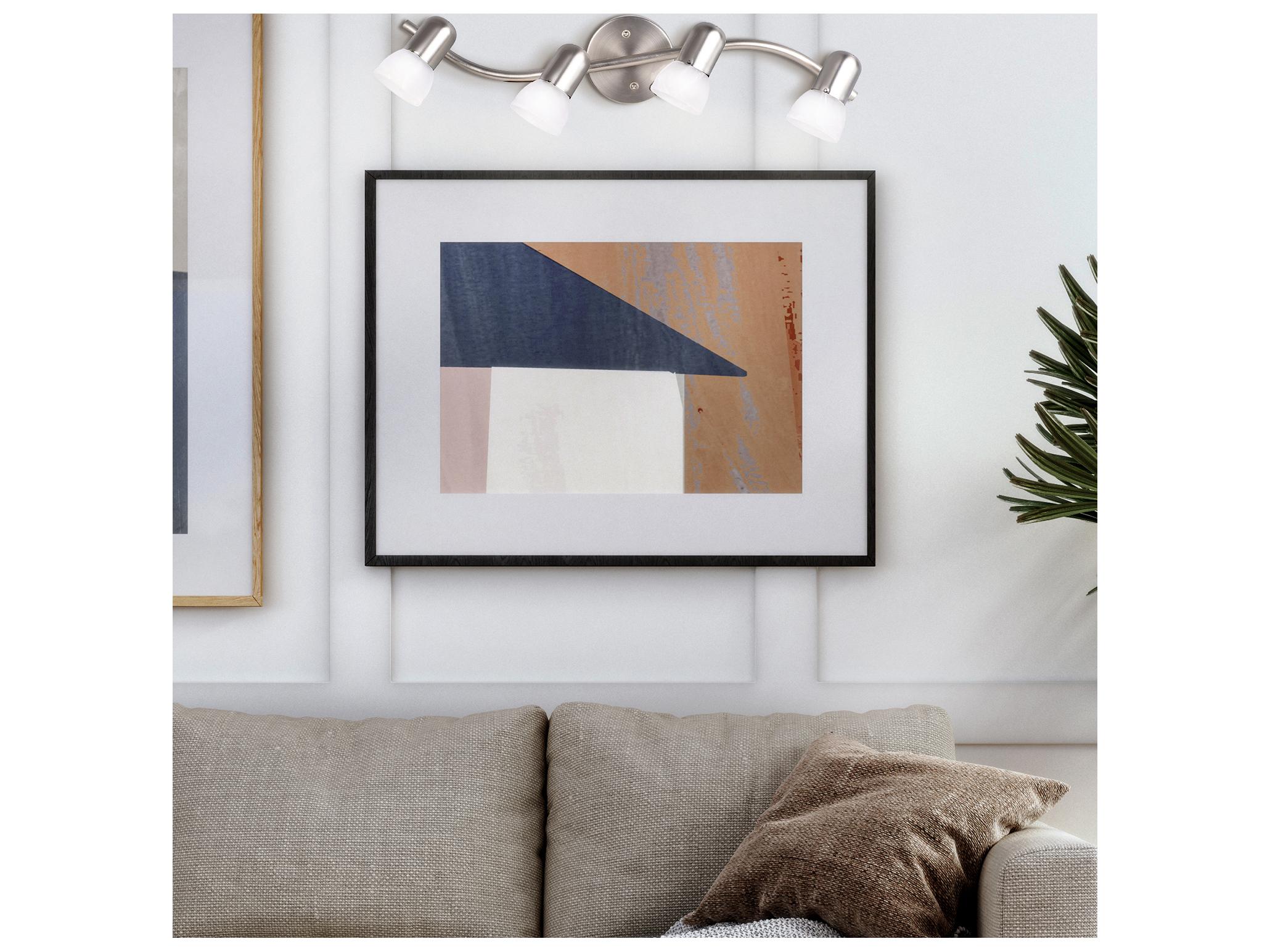 Canarm Jasper 4 -light Pewter Bell Track & Rail Light