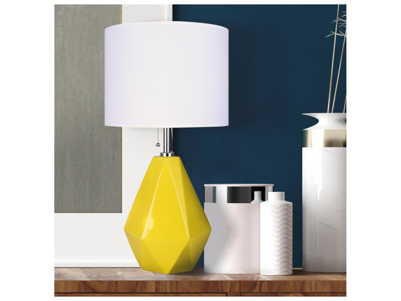 Canarm Persei Yellow Table Lamp