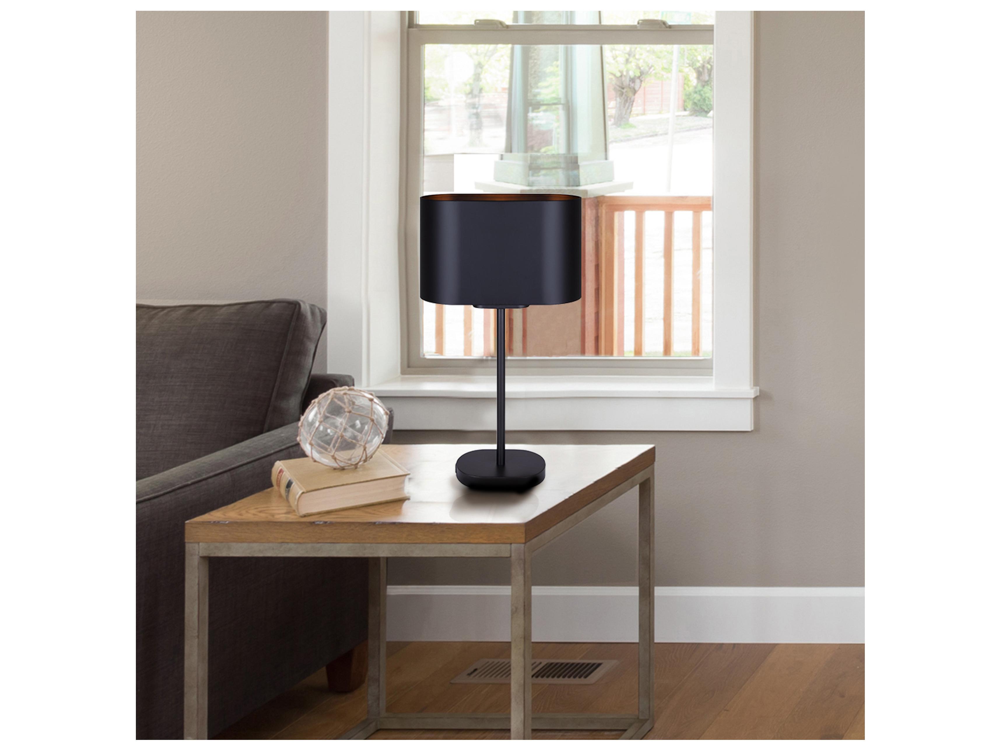 Canarm Kov Black Table Lamp