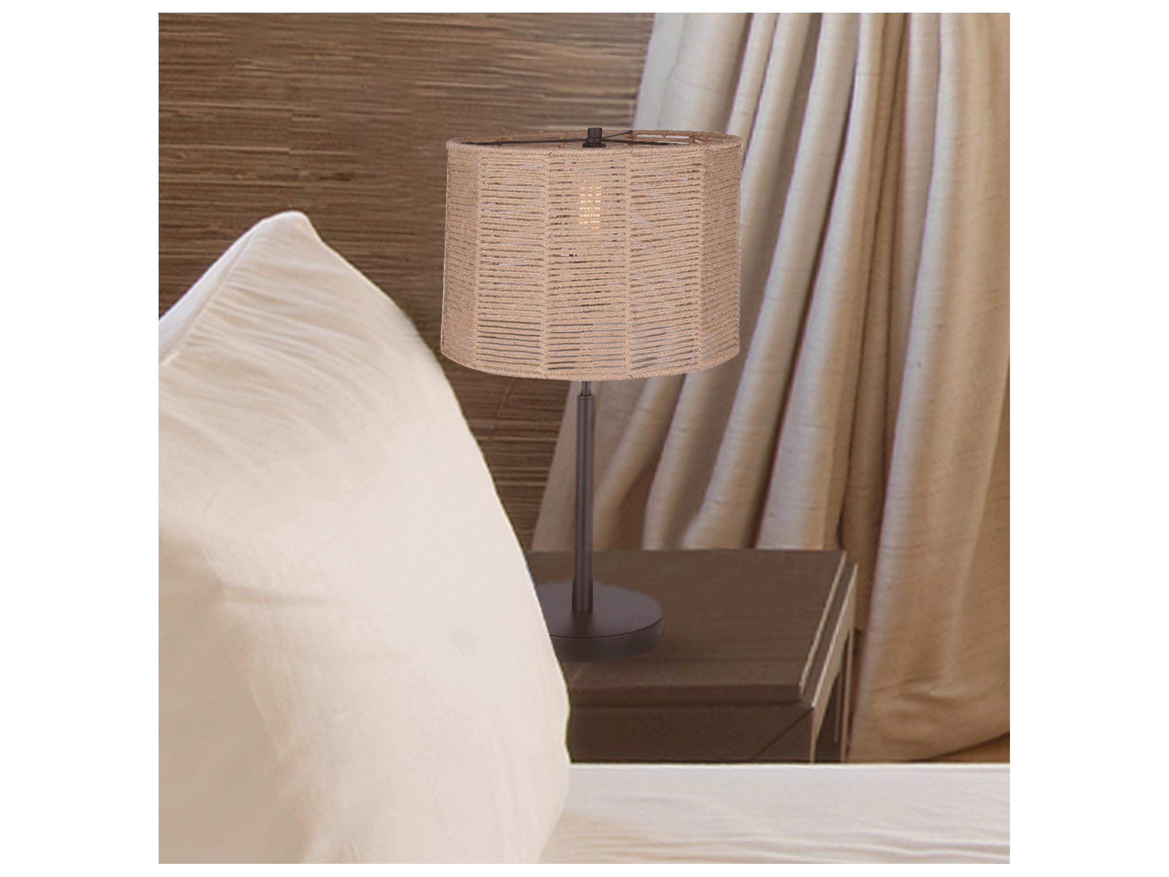 Canarm Lano Black Table Lamp