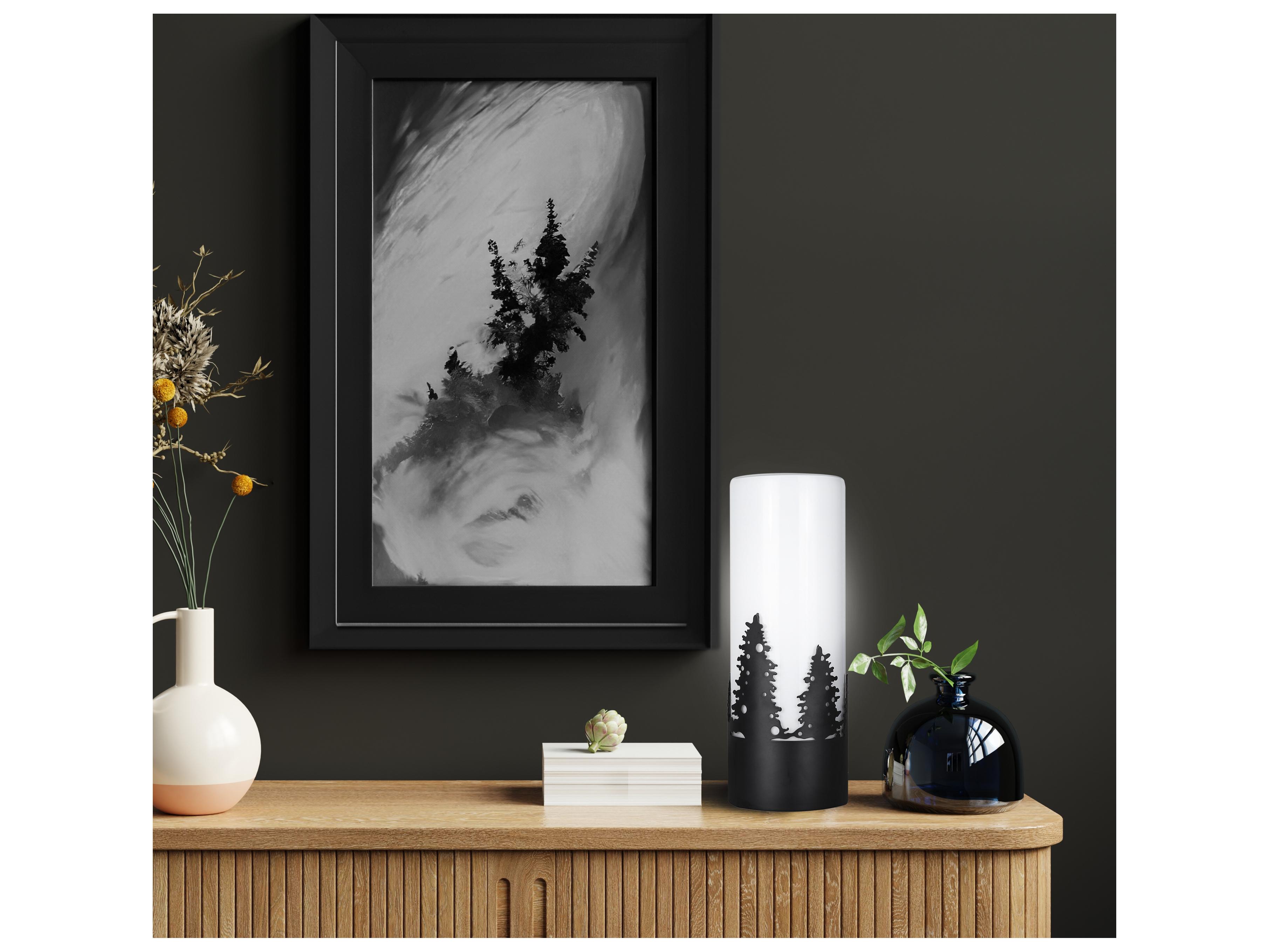 Canarm Silvia Black Table Lamp