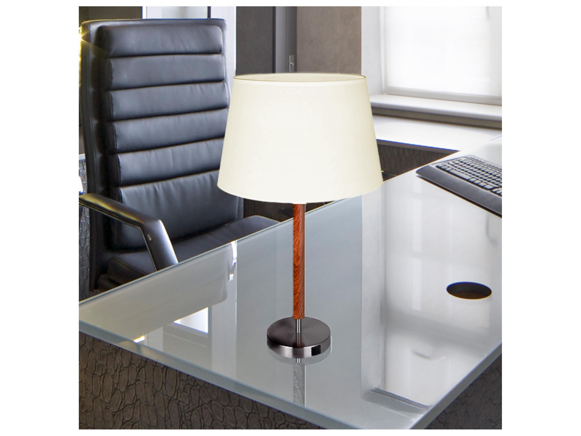 Canarm Maly Nickel Table Lamp
