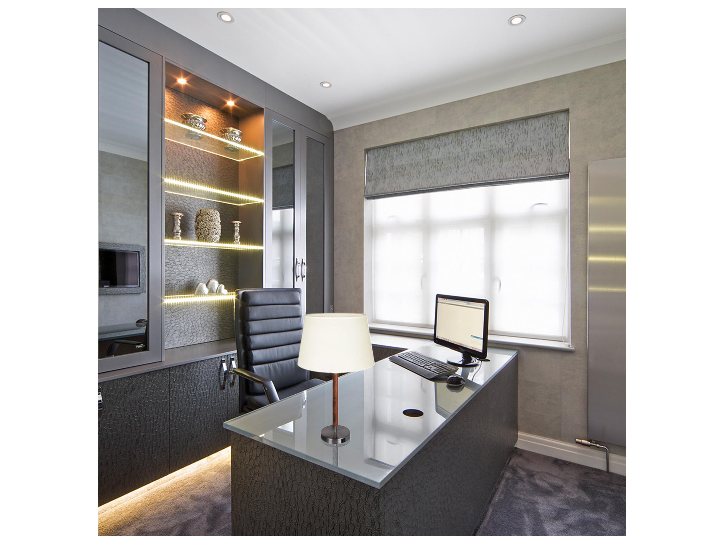 Canarm Maly Nickel Table Lamp