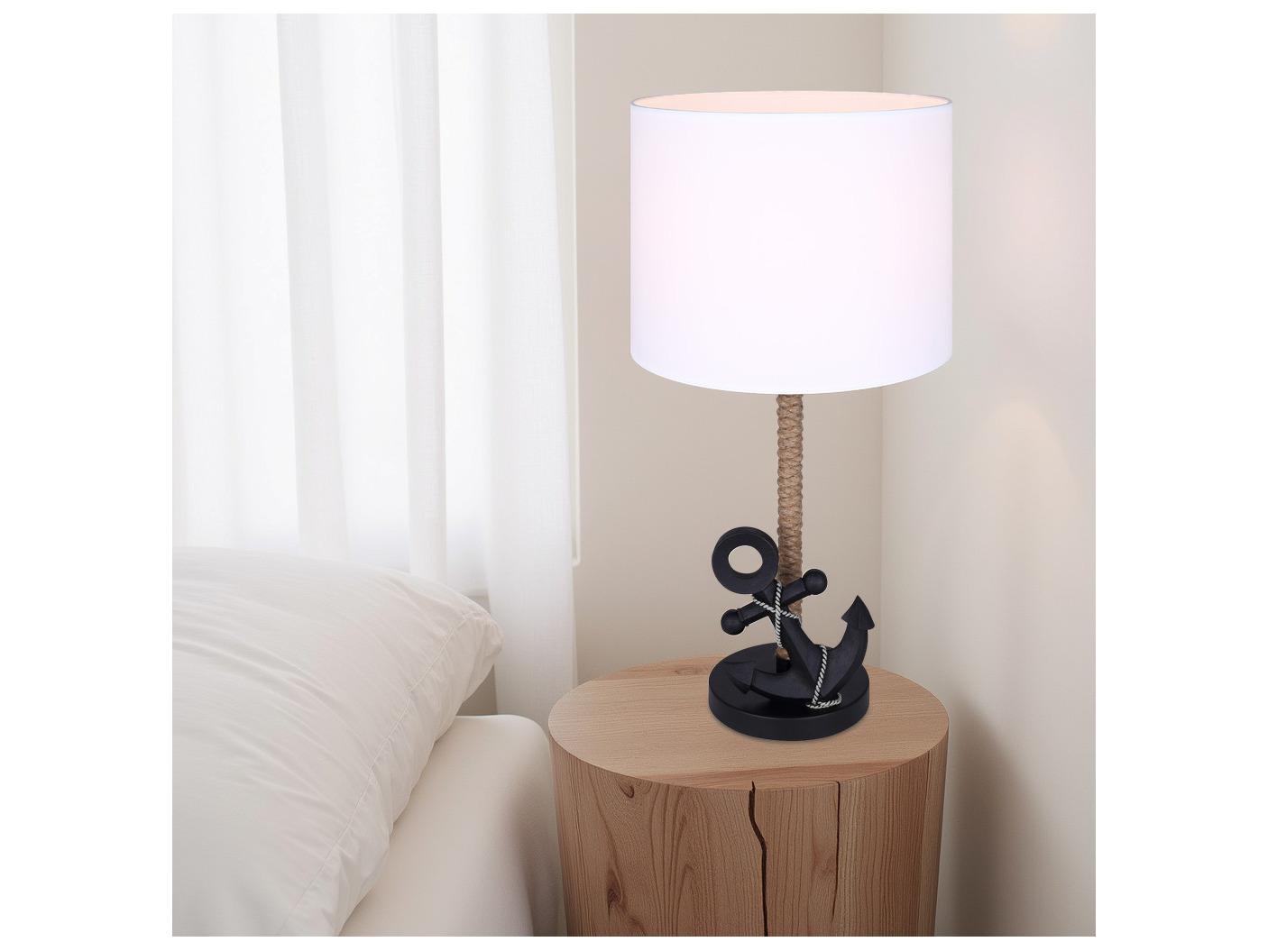 Canarm Sidro Black Table Lamp