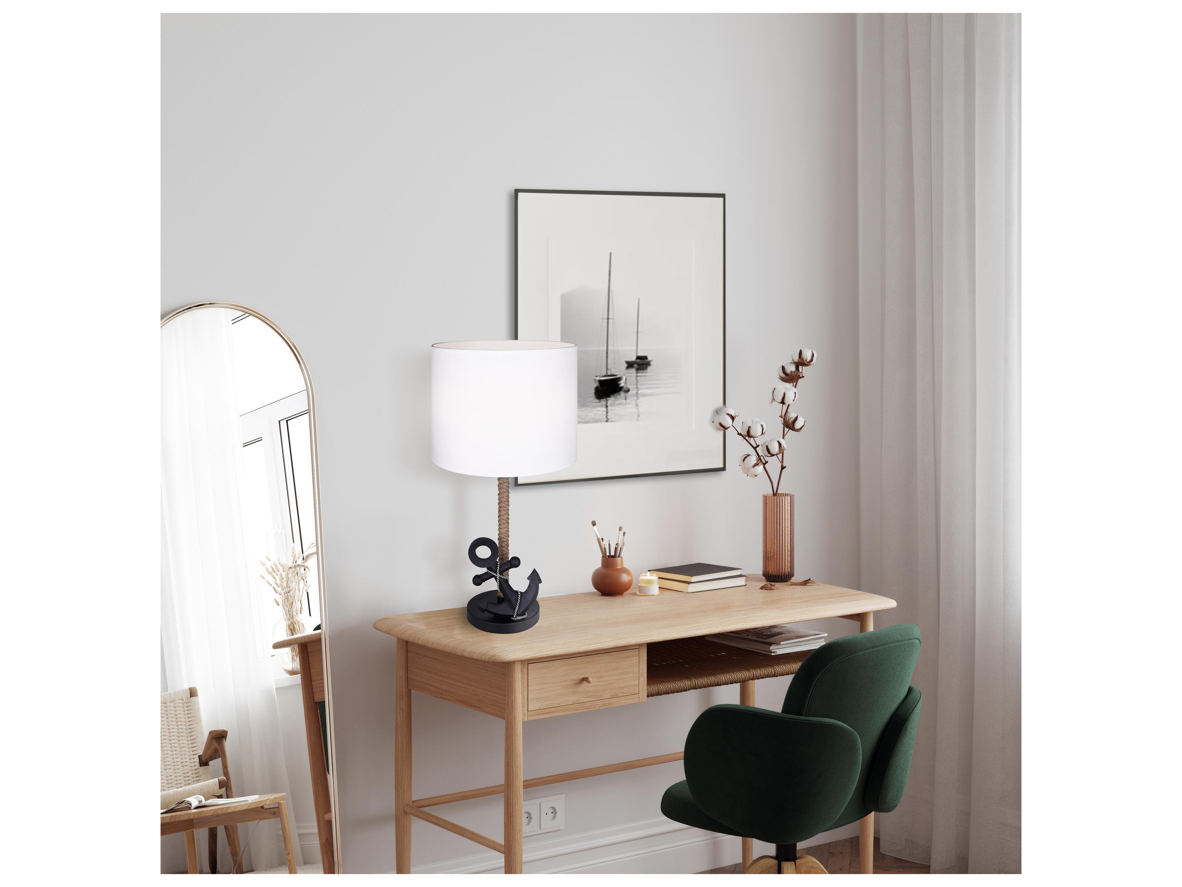 Canarm Sidro Black Table Lamp