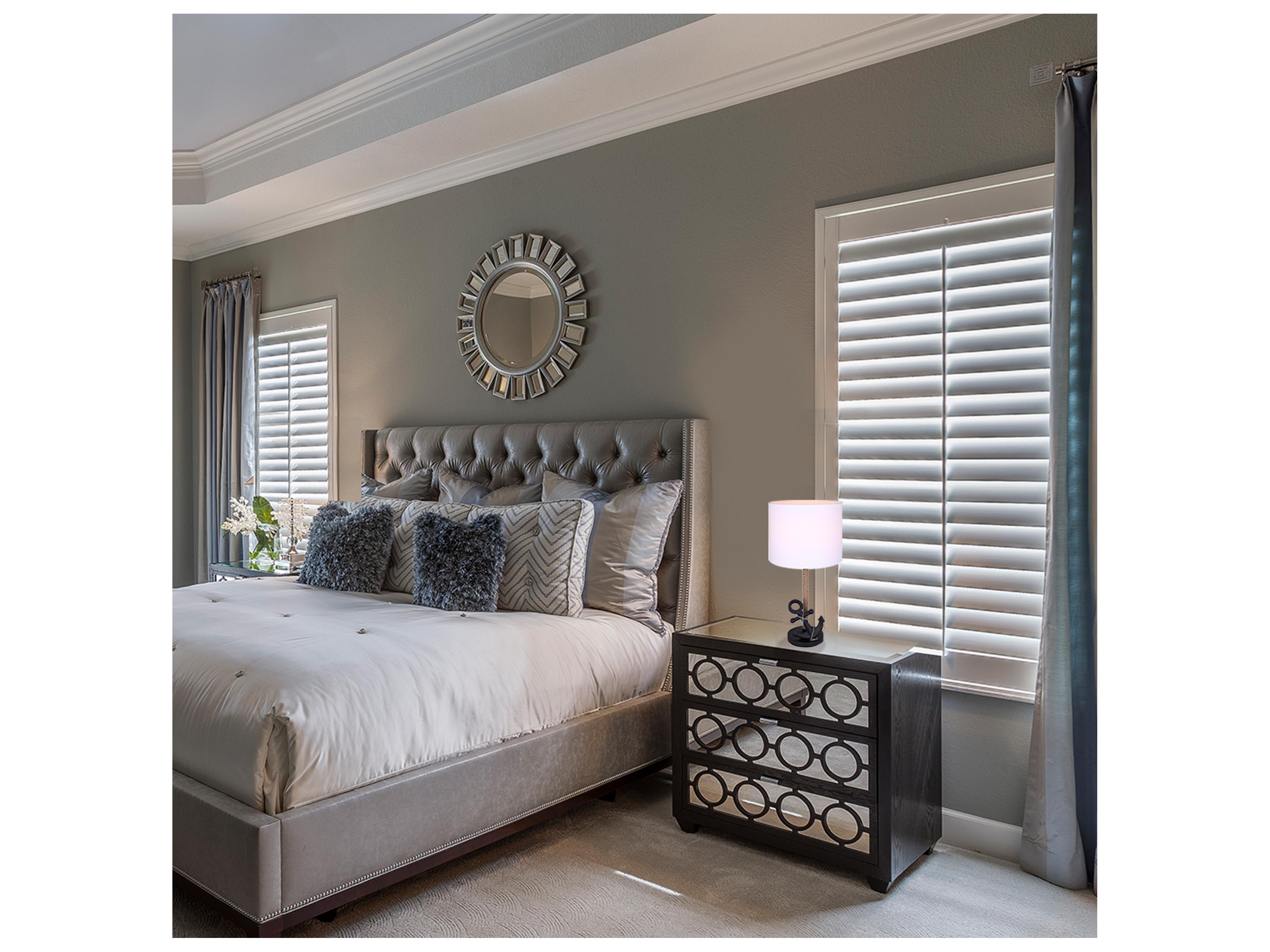 Canarm Sidro Black Table Lamp