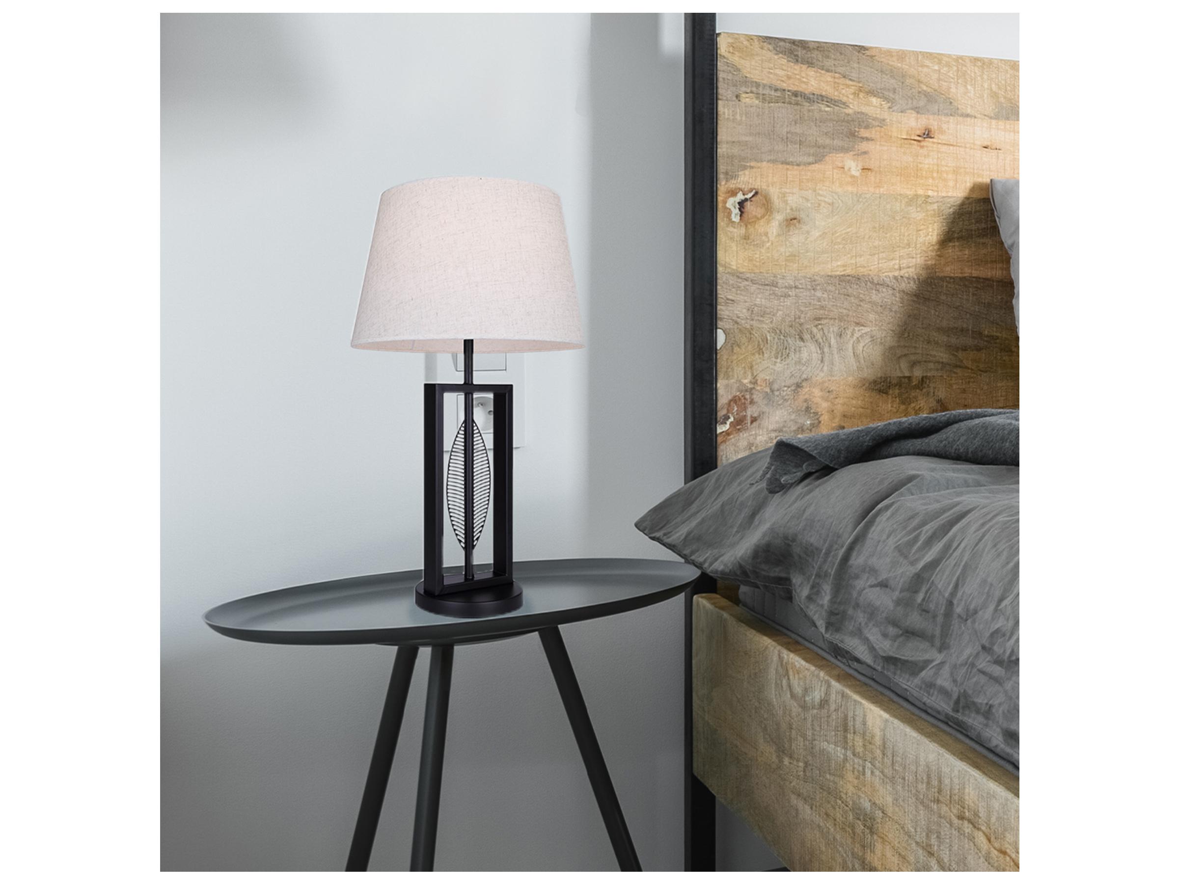 Canarm Willow Black Table Lamp