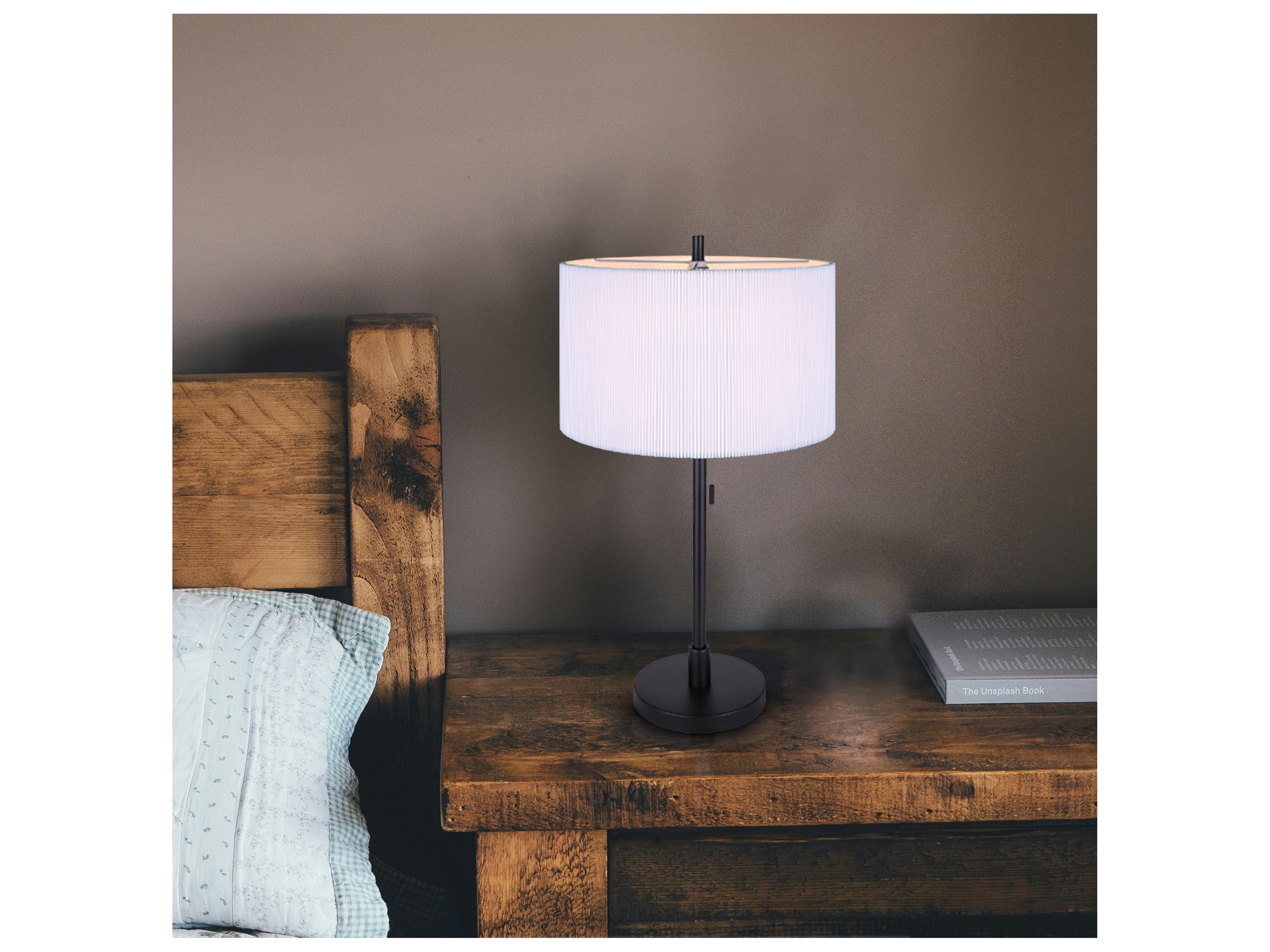 Canarm Carmynn Black Table Lamp
