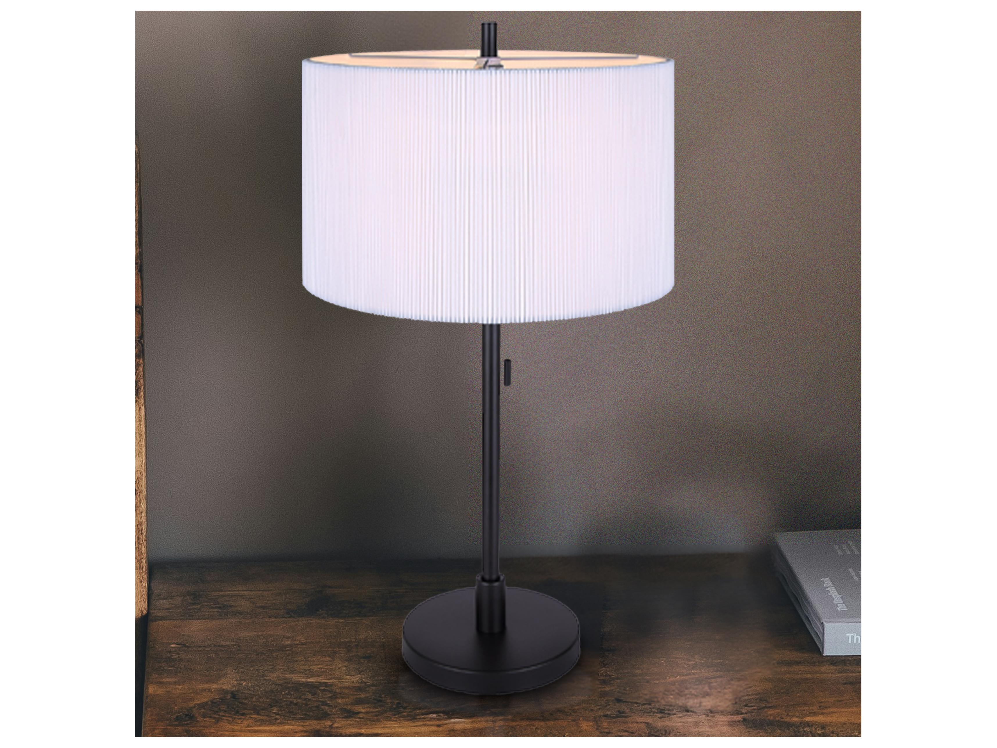 Canarm Carmynn Black Table Lamp