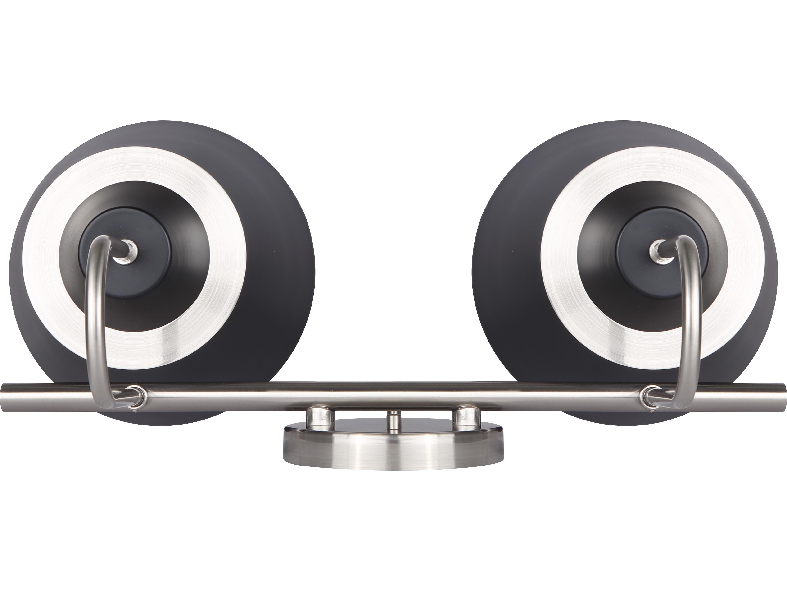 Canarm Talia 2 -light Nickel Vanity Light