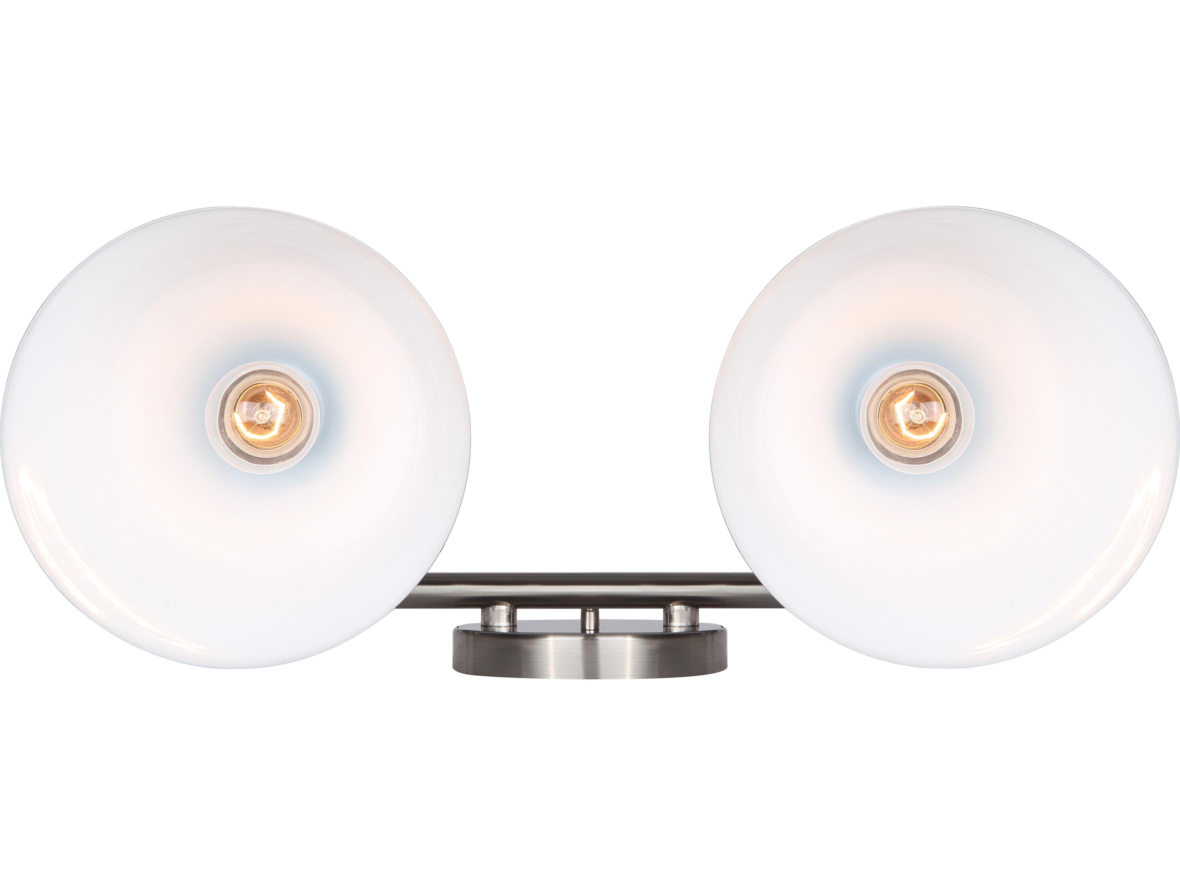 Canarm Talia 2 -light Nickel Vanity Light