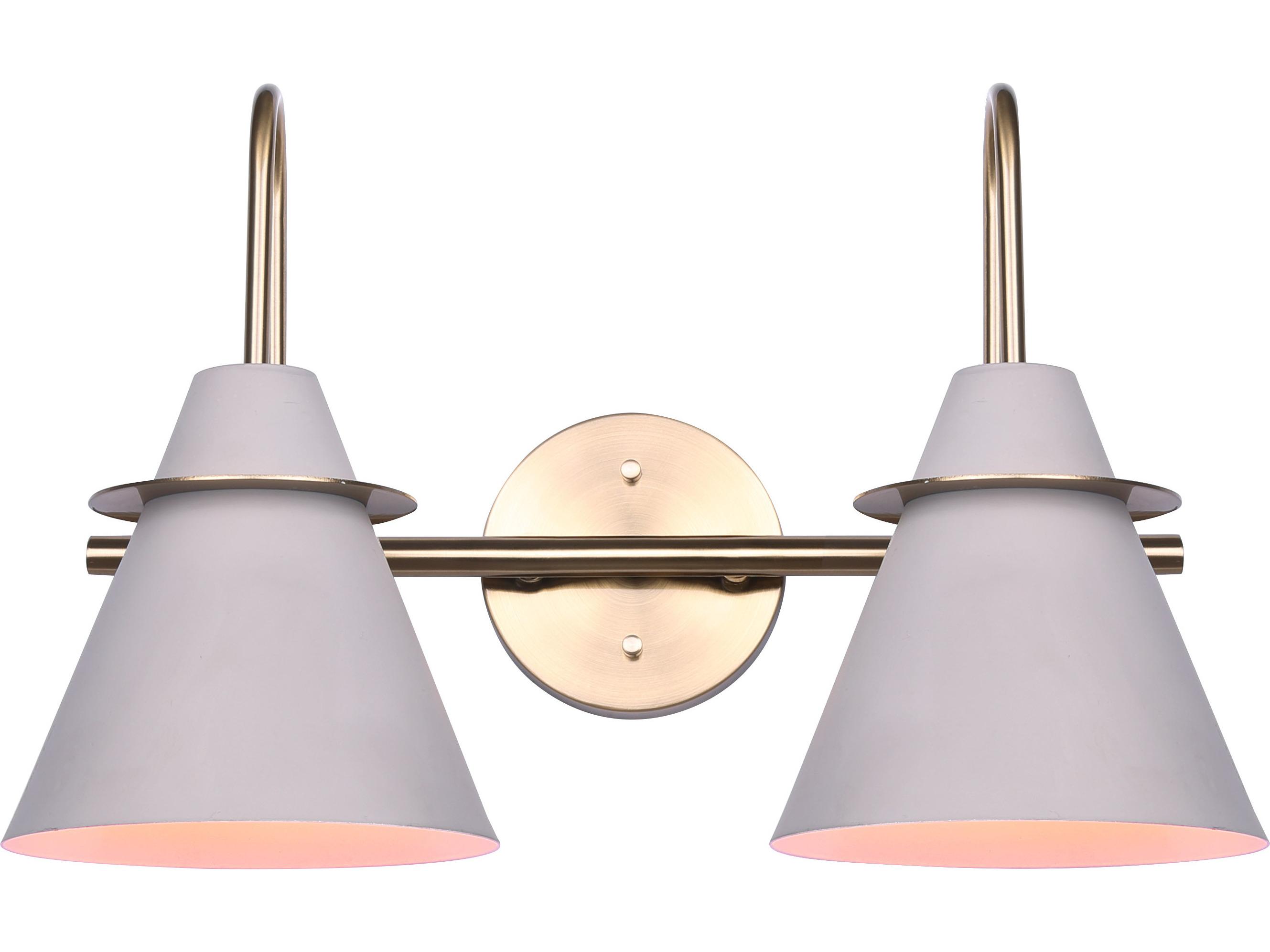 Canarm Talia 2 -light Gold Vanity Light