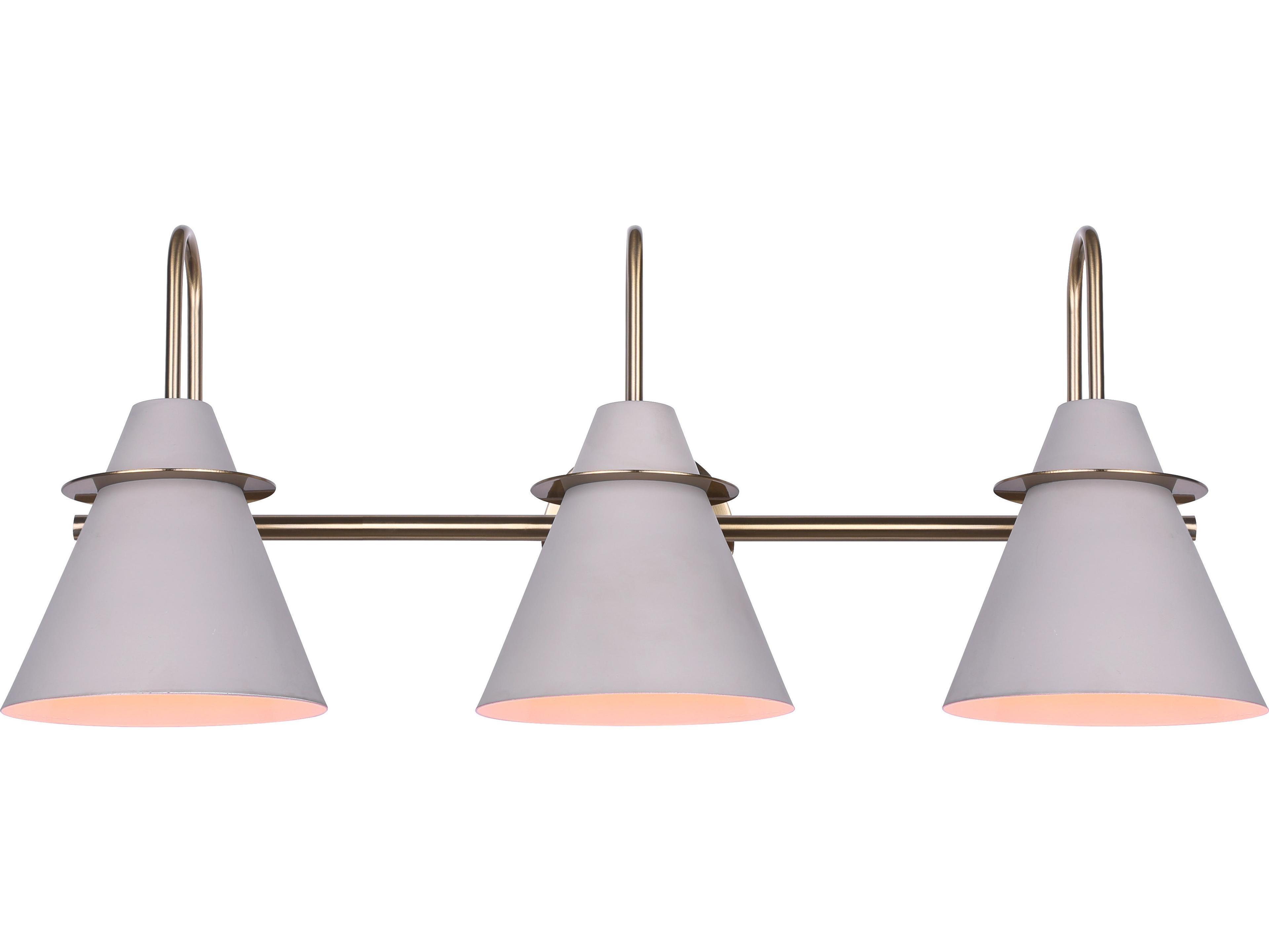 Canarm Talia 3 -light Gold Vanity Light