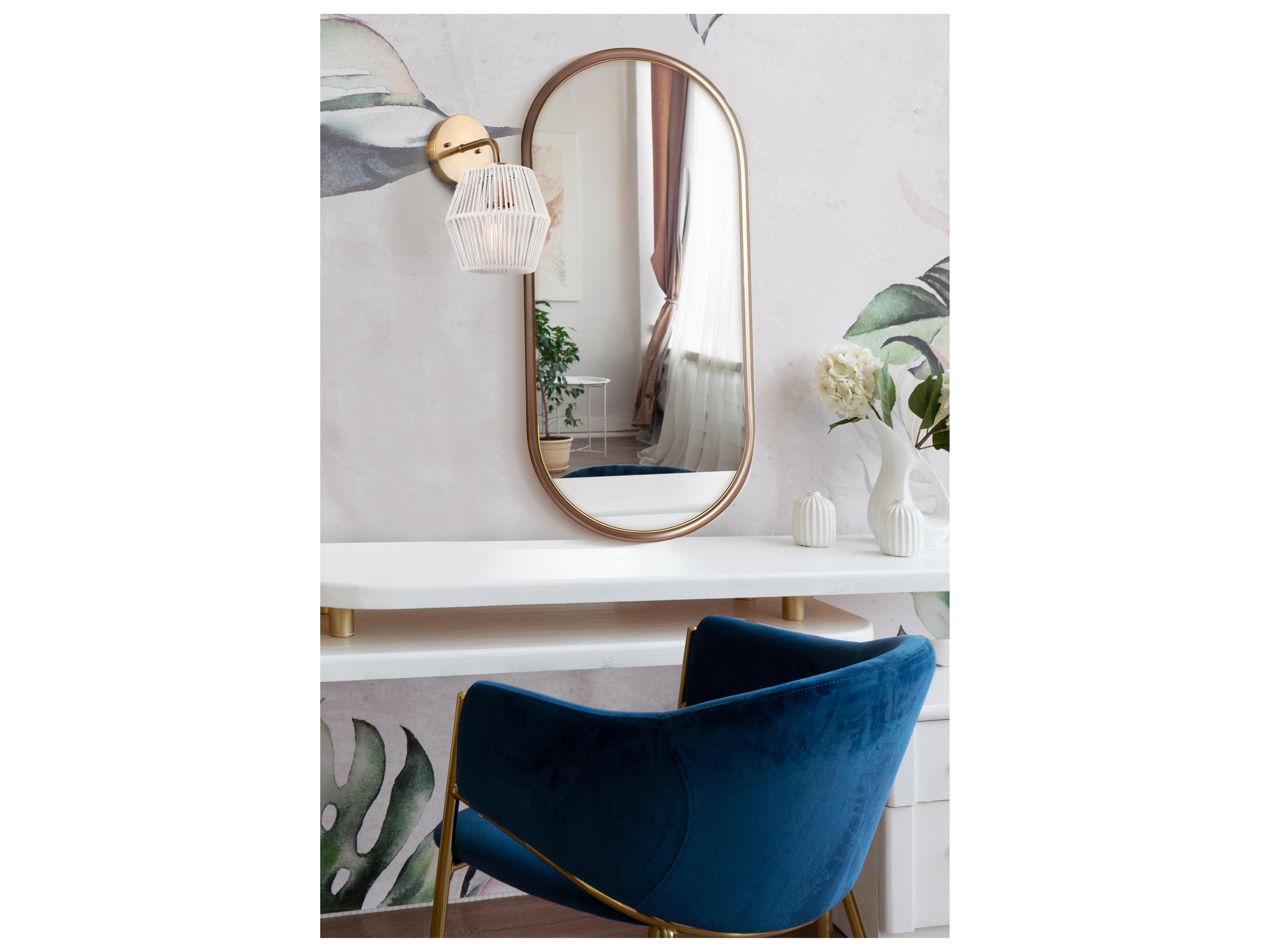 Canarm Willow 1 -light Gold Wall Sconce