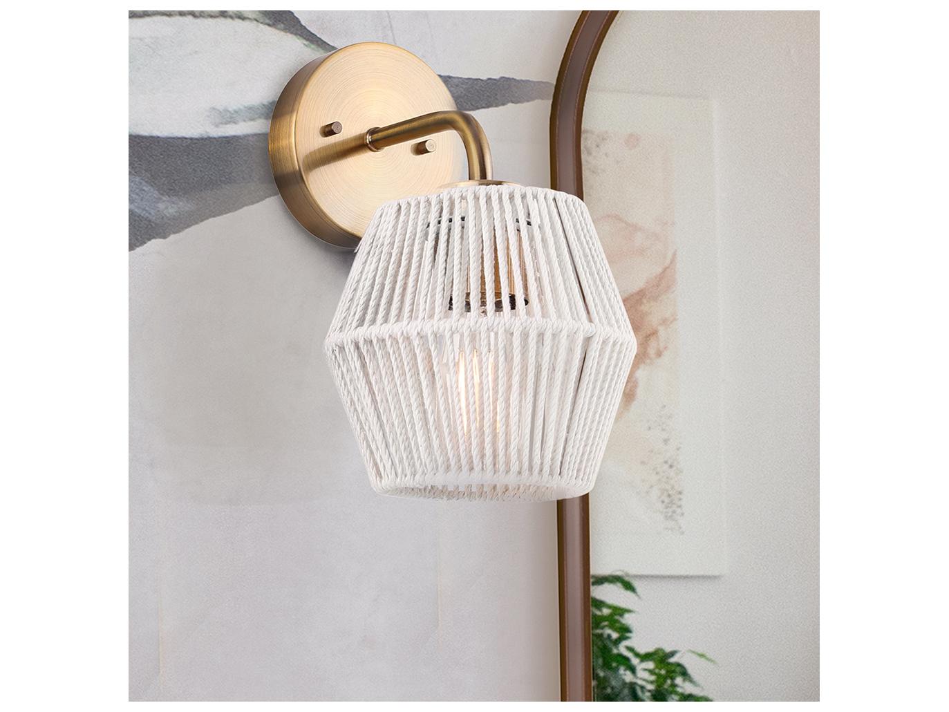Canarm Willow 1 -light Gold Wall Sconce