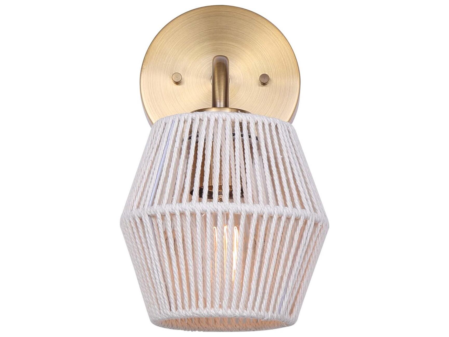 Canarm Willow 1 -light Gold Wall Sconce