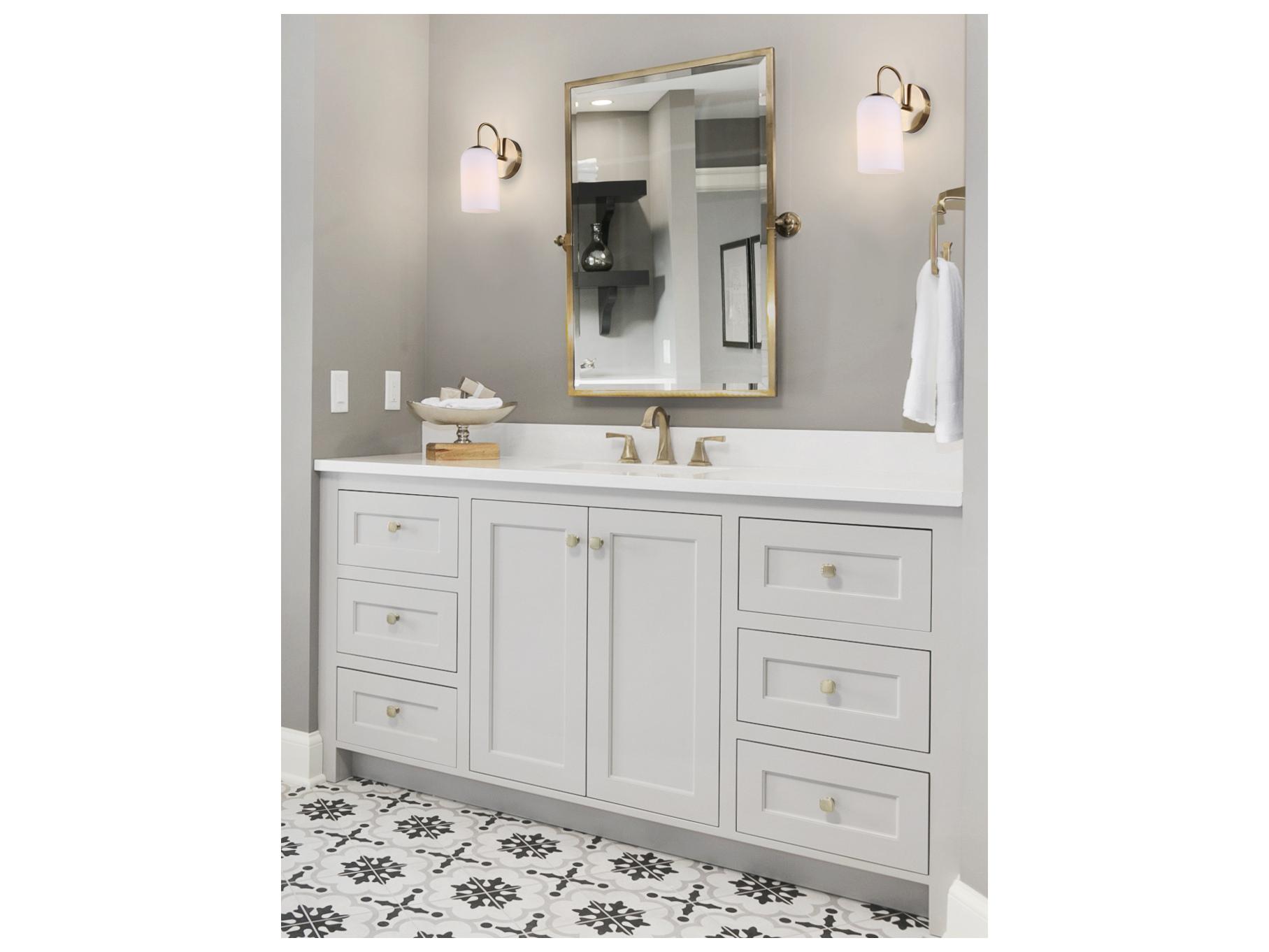 Canarm Novalee 1 -light Gold Wall Sconce