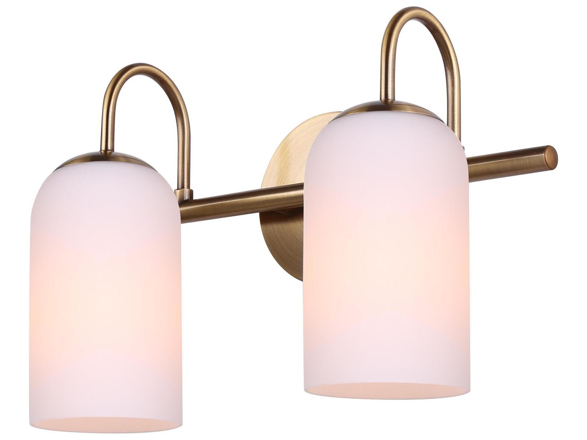 Canarm Novalee 2 -light Gold Vanity Light