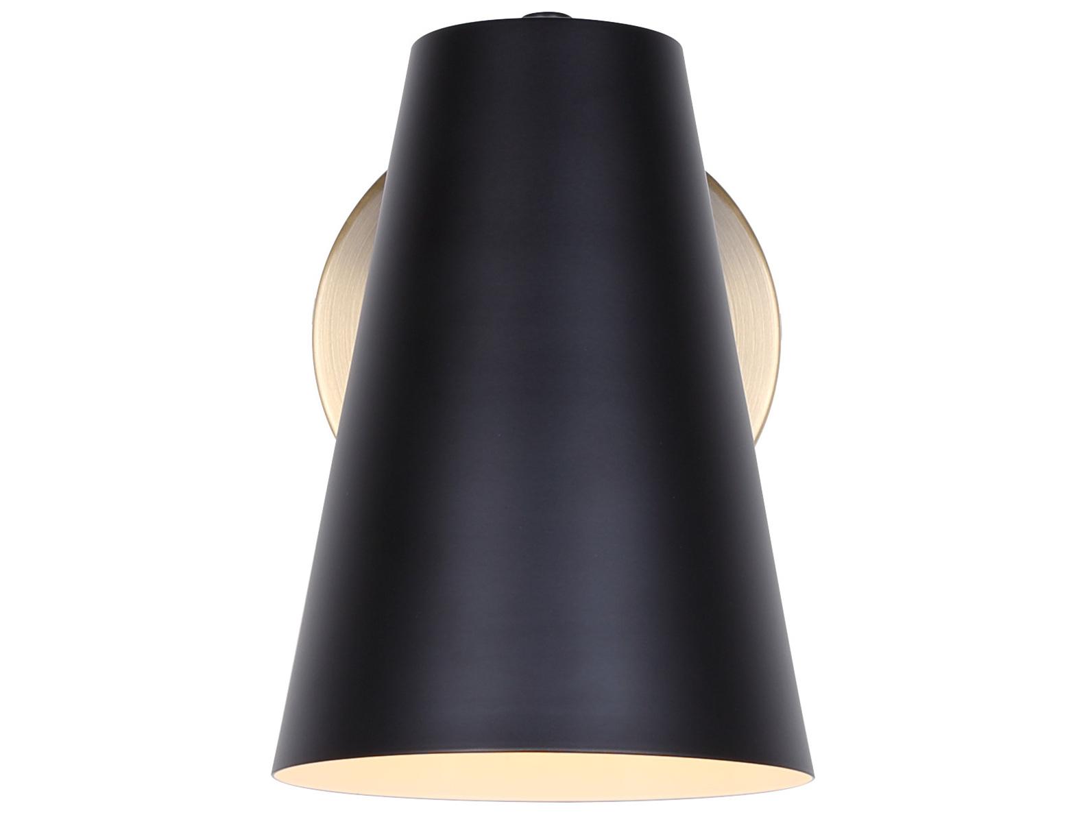 Canarm Harken 1 -light Black Wall Sconce